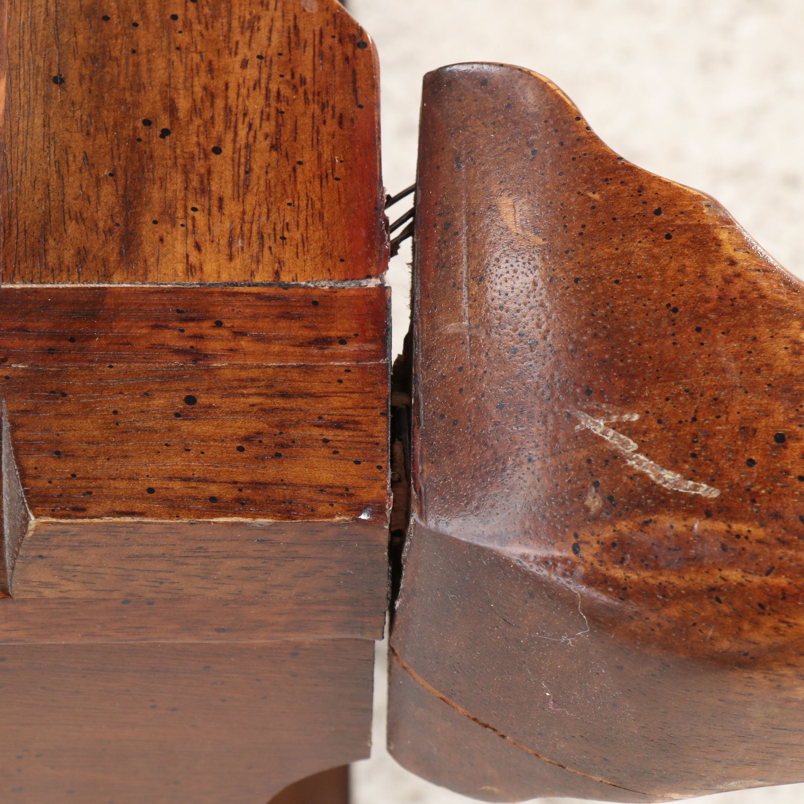 Chippendale Style Banded Mahogany Highboy Chest, Mid-20th Century