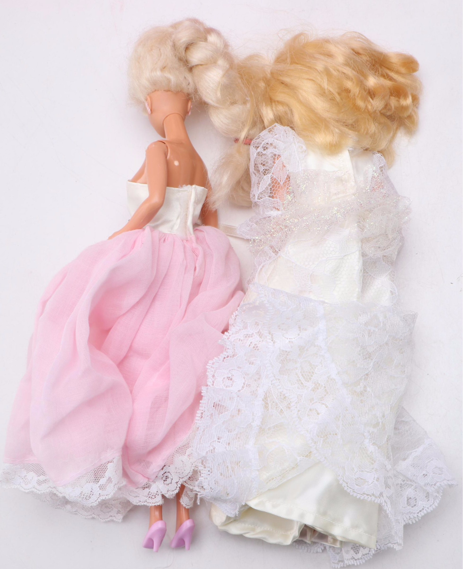 Mattel 1966 Barbie Dolls with Doll Trunks, Clothing, and Accessories