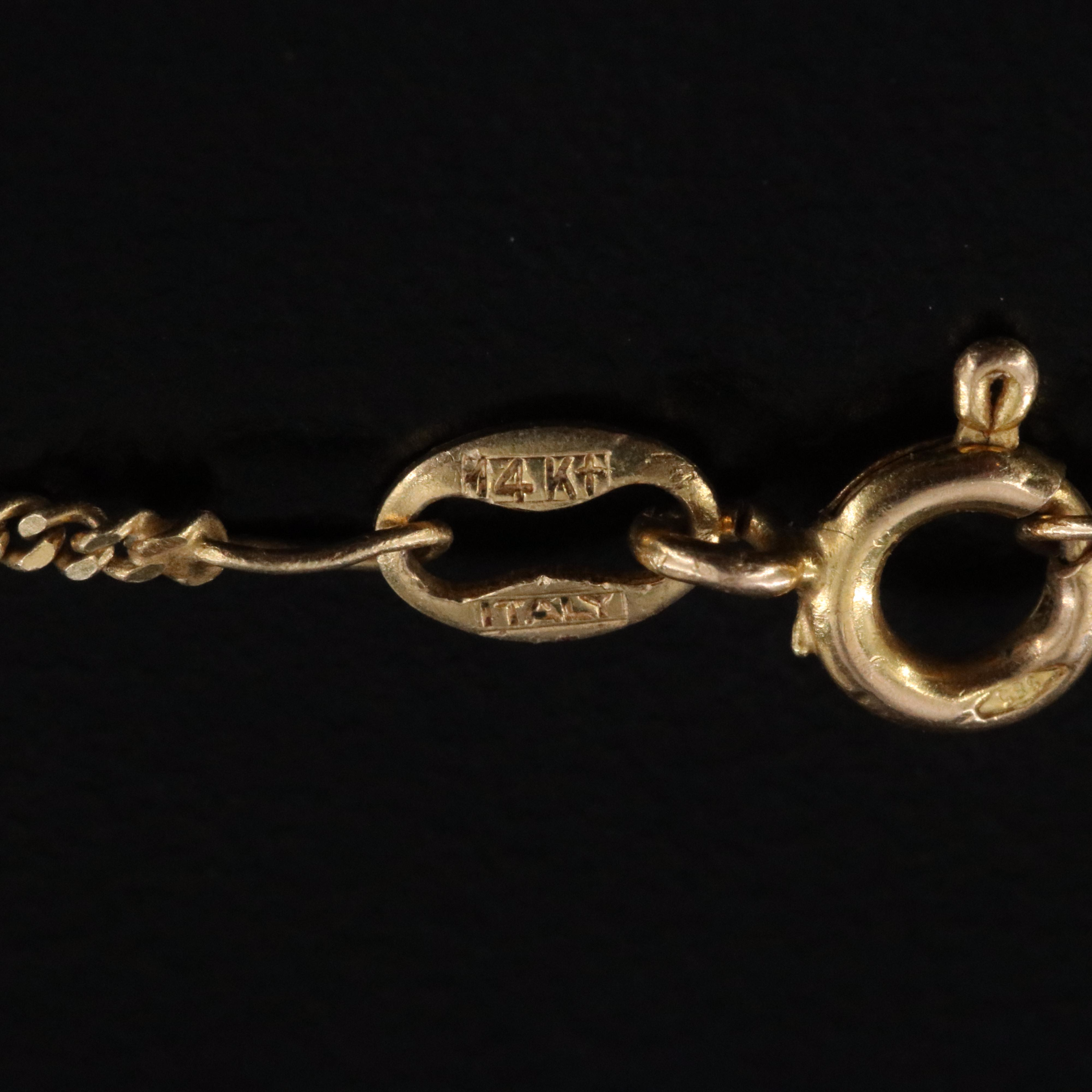 14K Station Bracelet