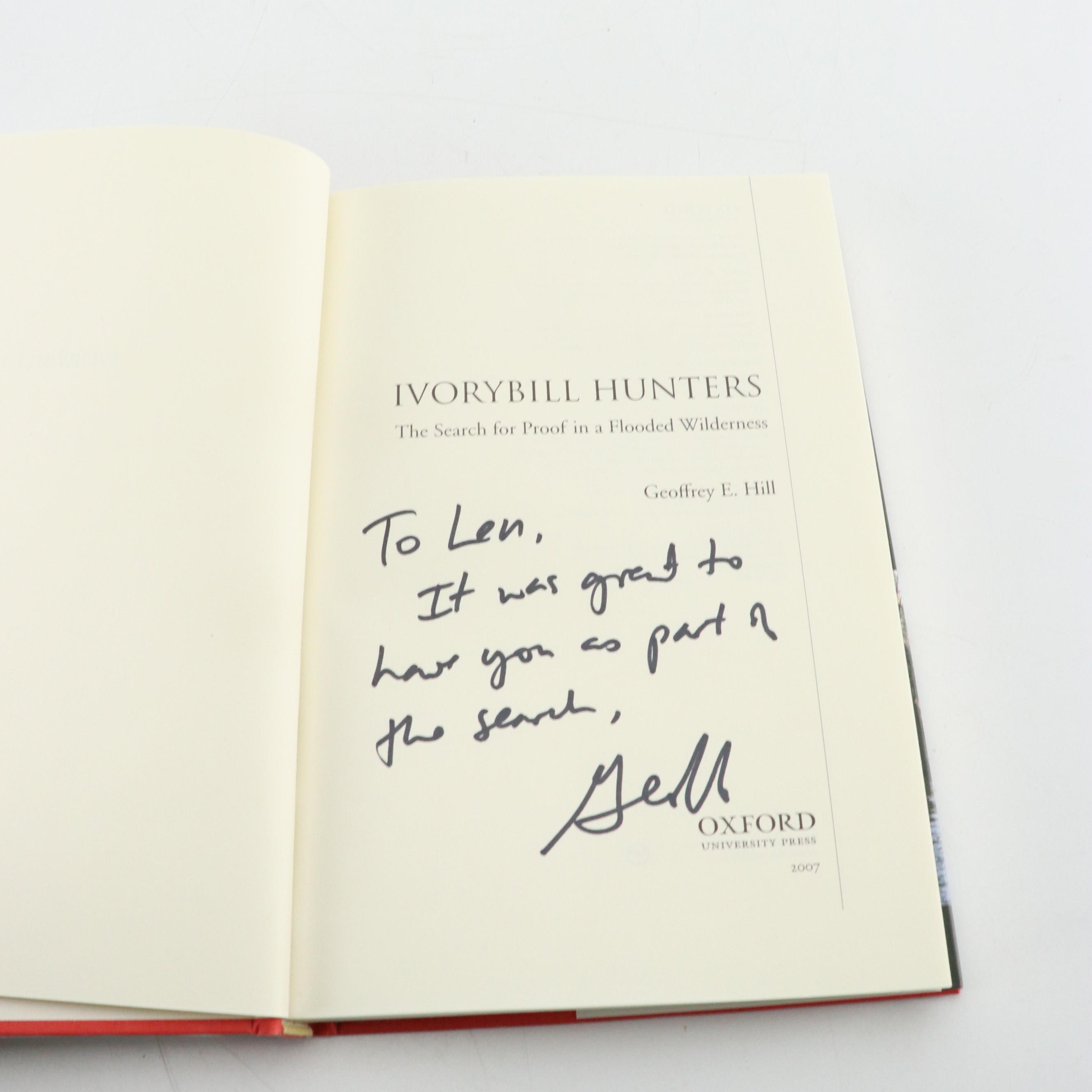 John A. Ruthven Signed "In Search of the Ivory-Billed Woodpecker" and More Books