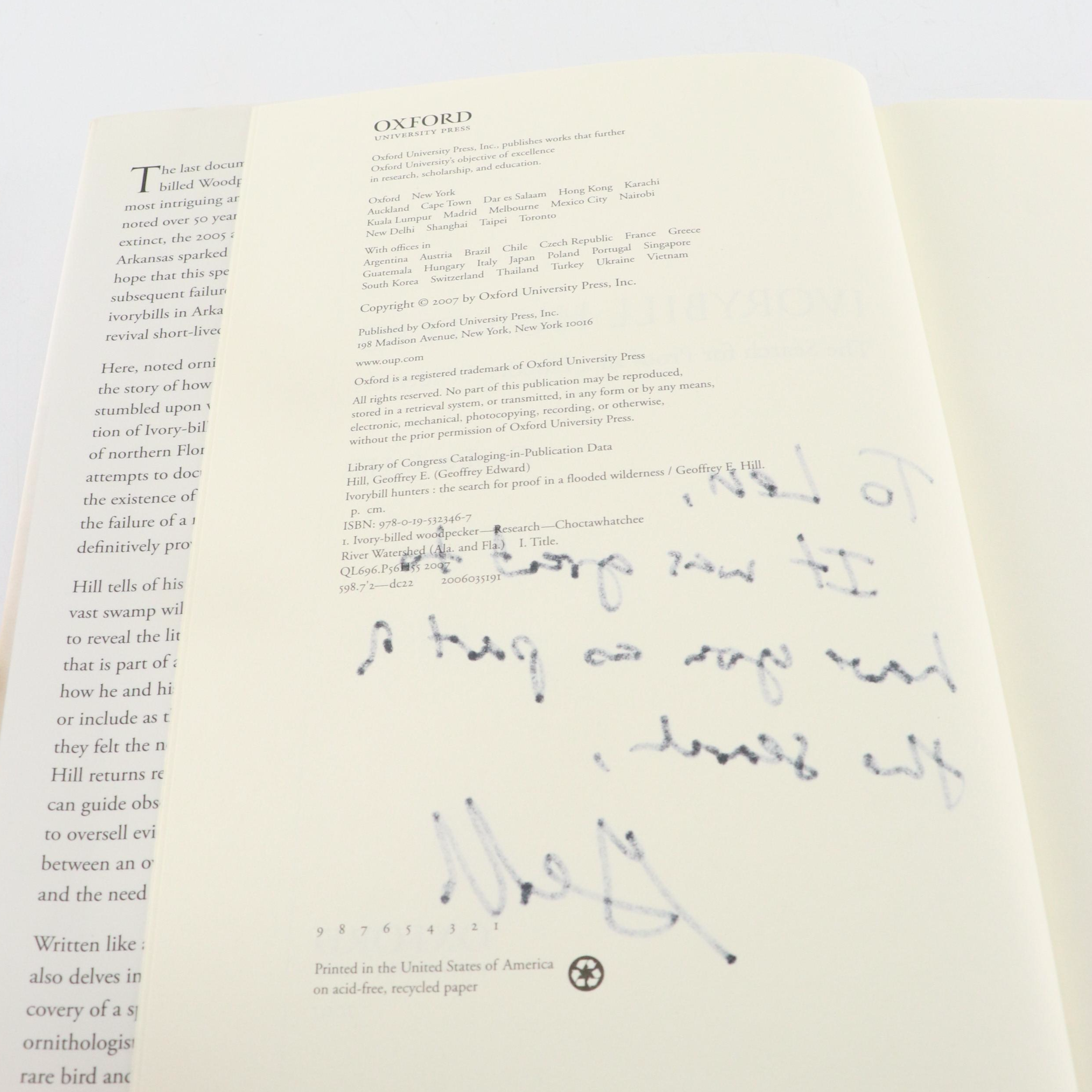 John A. Ruthven Signed "In Search of the Ivory-Billed Woodpecker" and More Books