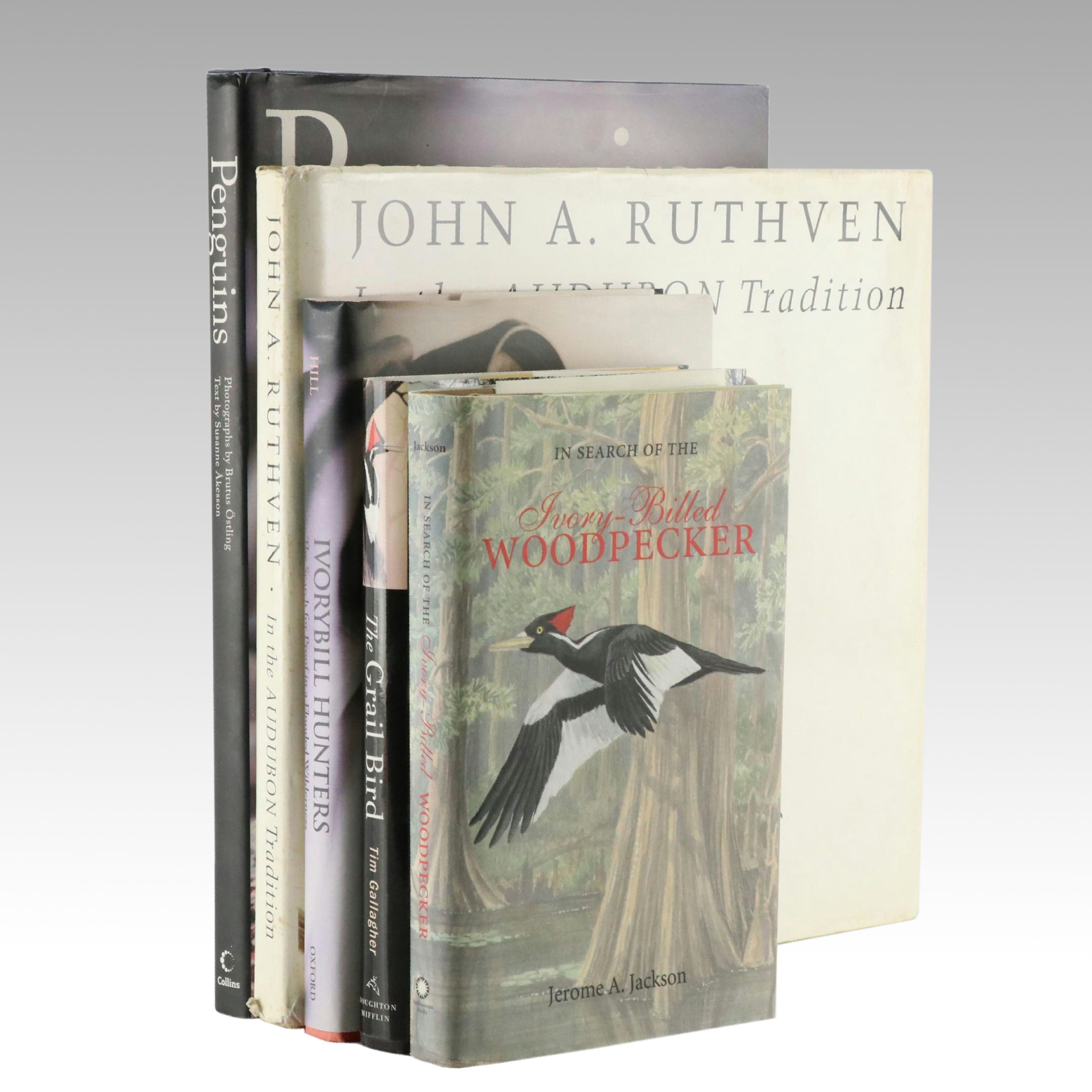 John A. Ruthven Signed "In Search of the Ivory-Billed Woodpecker" and More Books