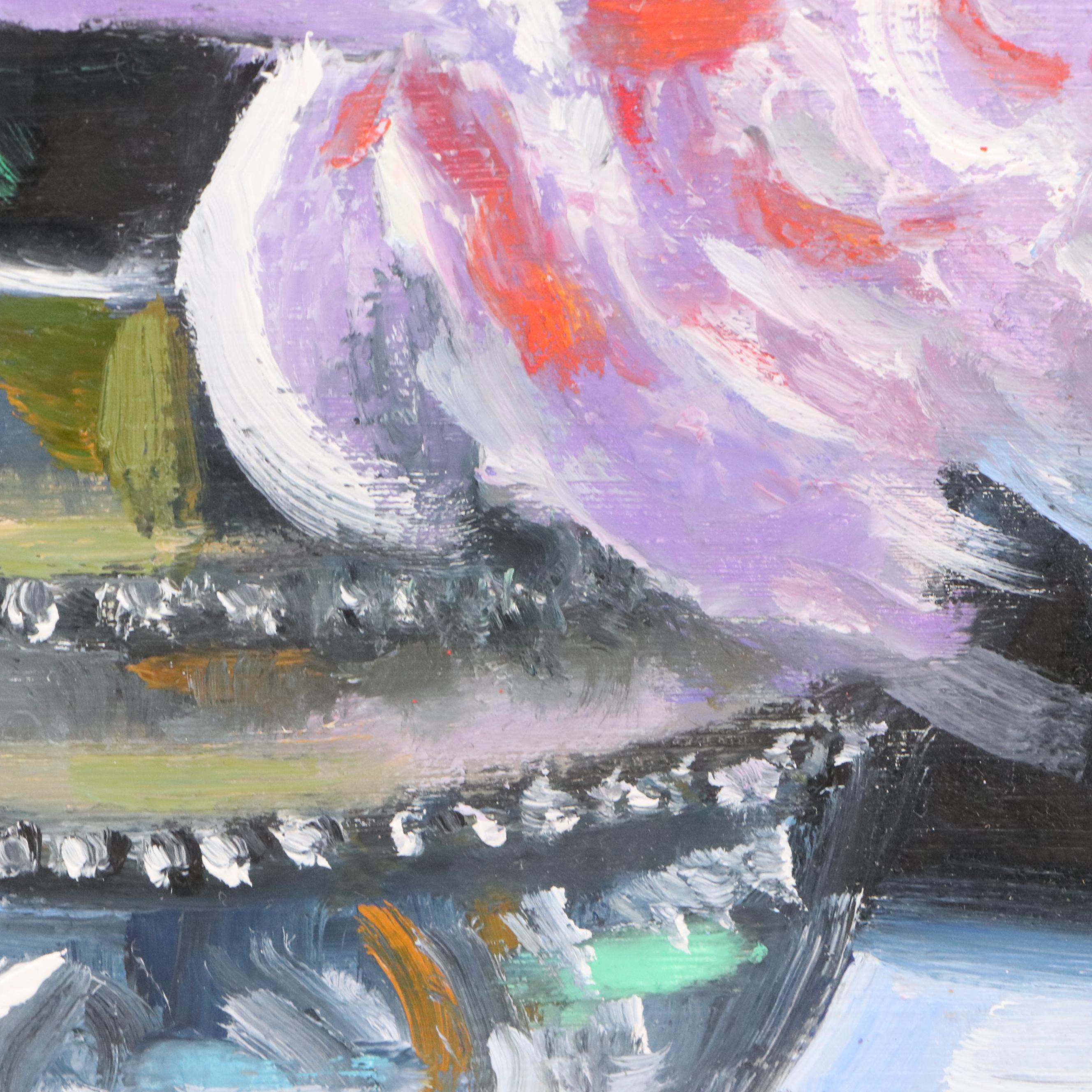 Natalia Demenko Floral Still Life Oil Painting, 21st Century