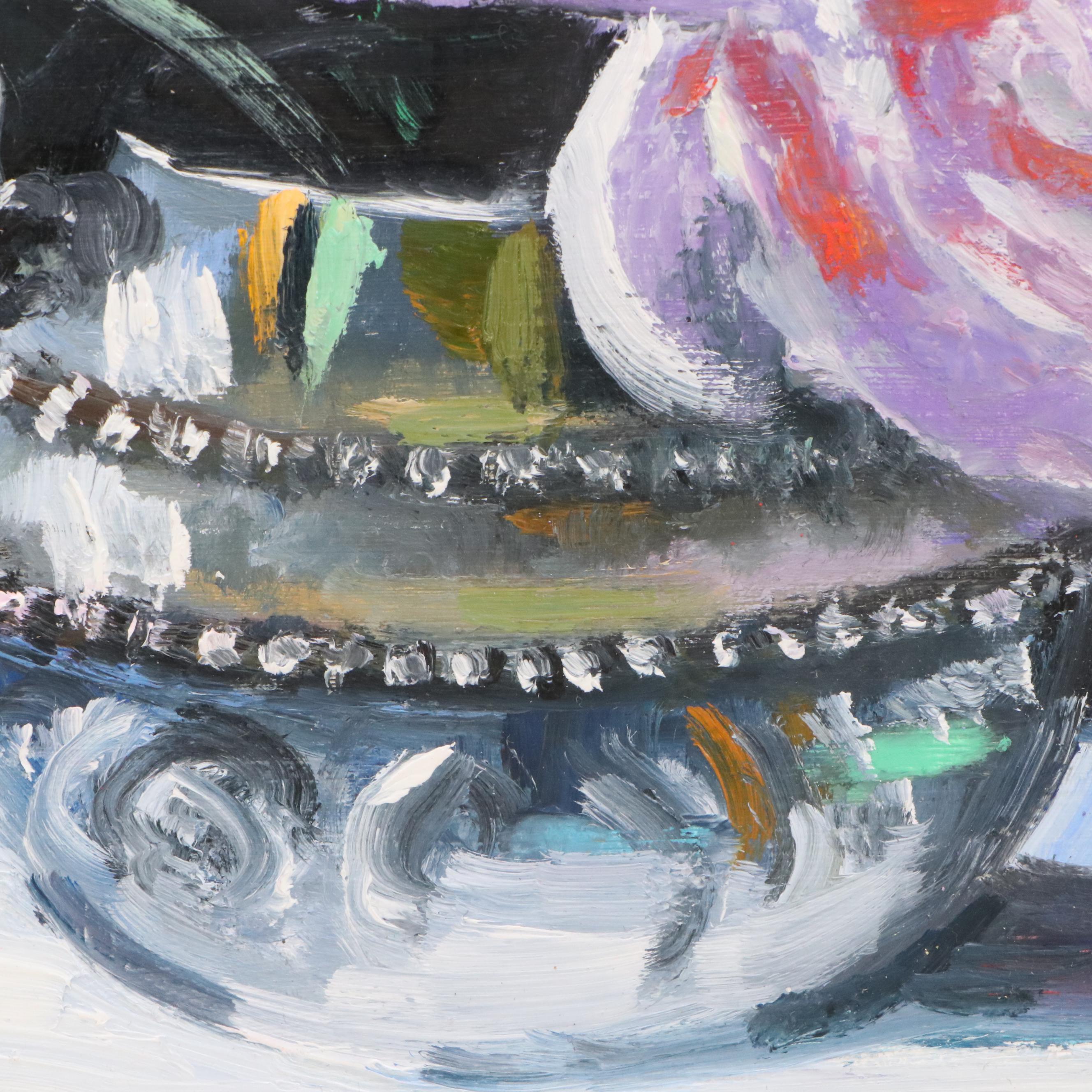 Natalia Demenko Floral Still Life Oil Painting, 21st Century