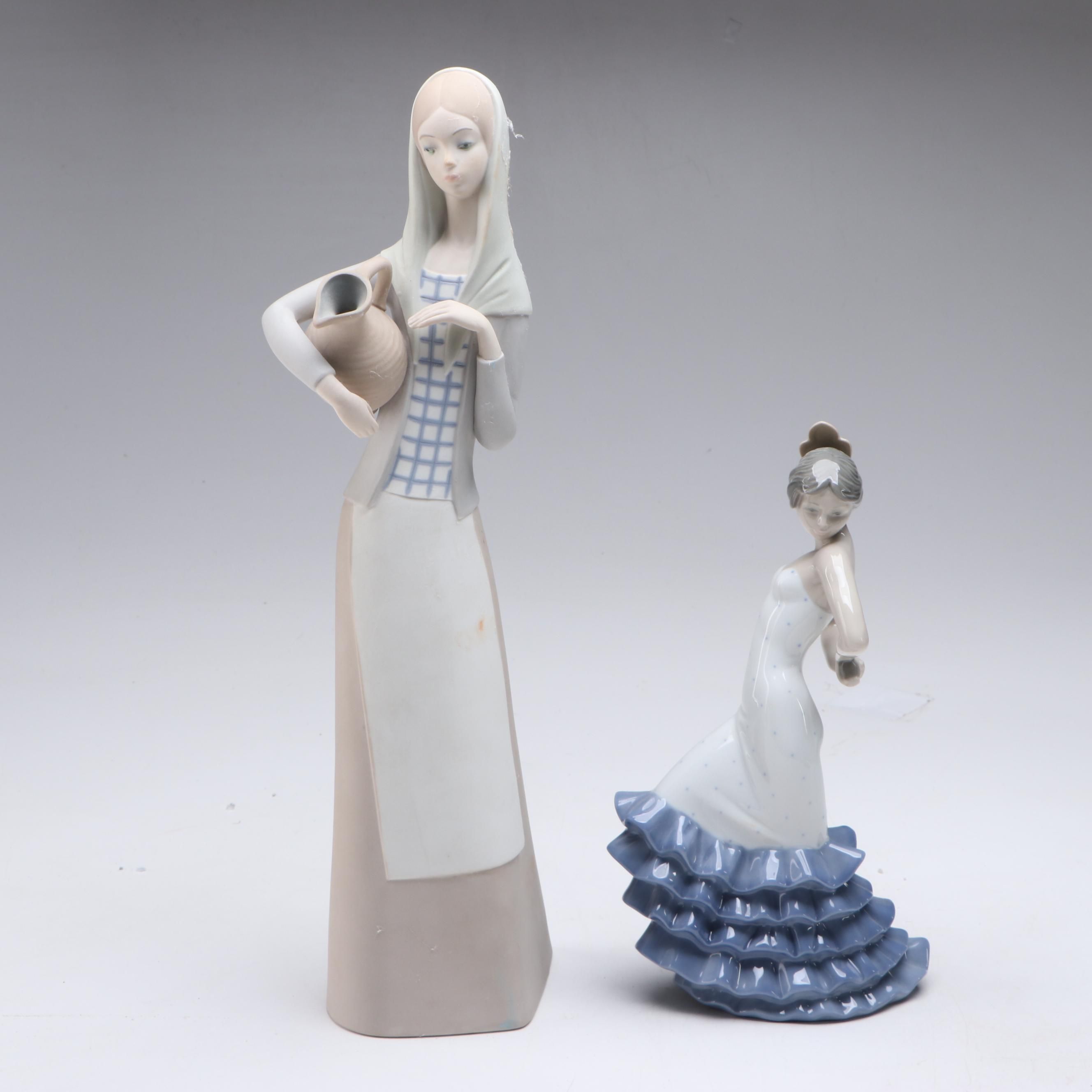 Lladró and Related Spanish Porcelain Ladies