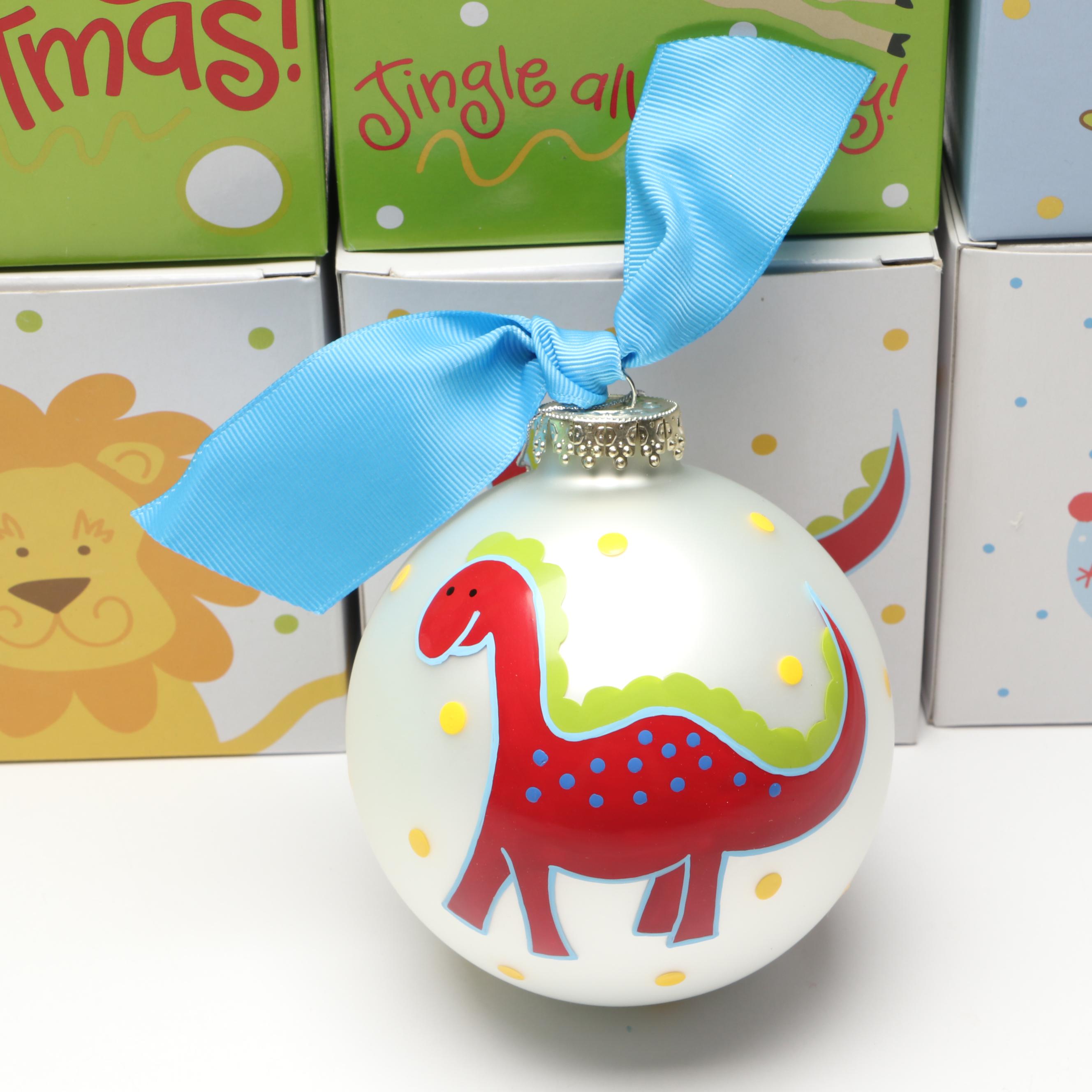 Coton Colors Painted Christmas Ornaments