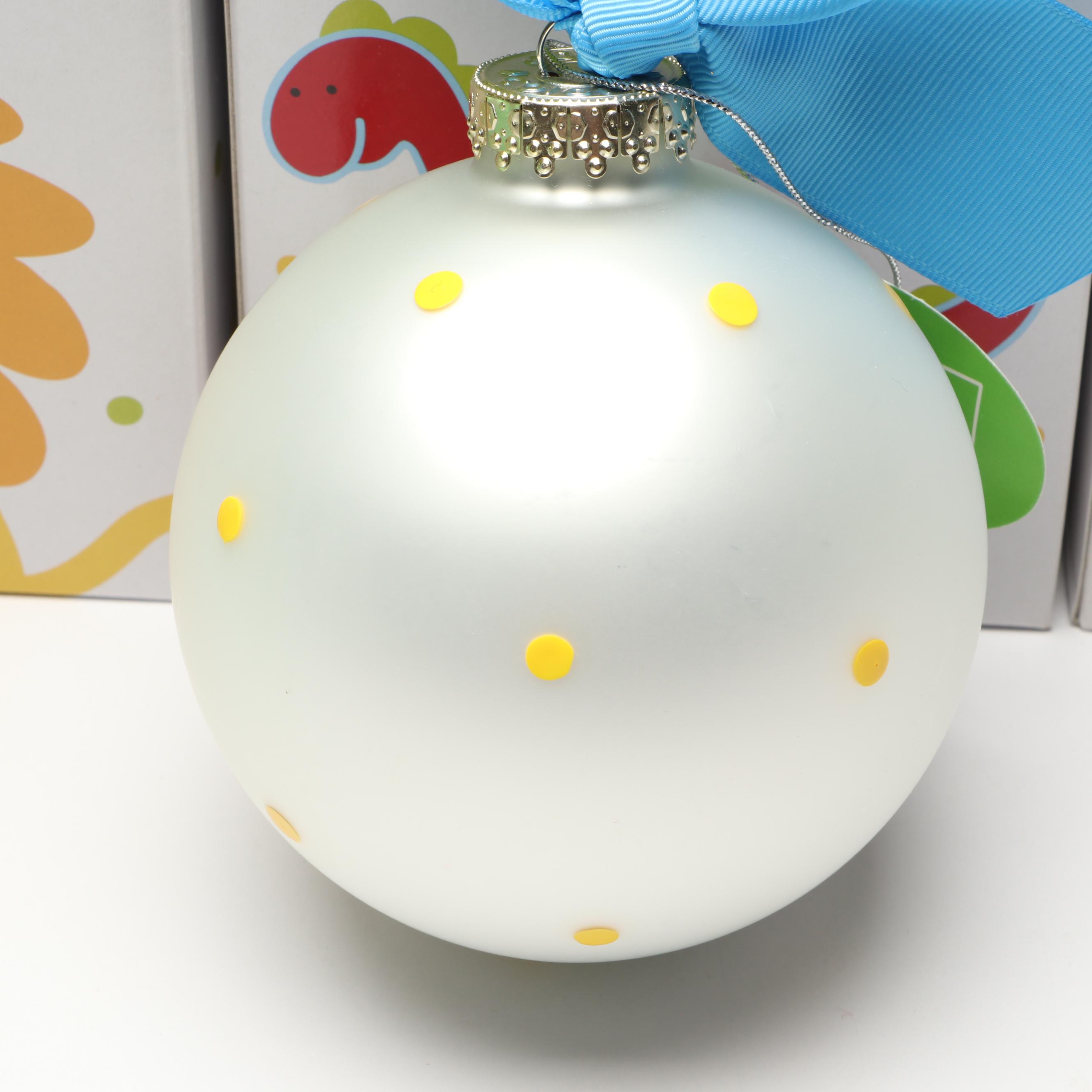 Coton Colors Painted Christmas Ornaments
