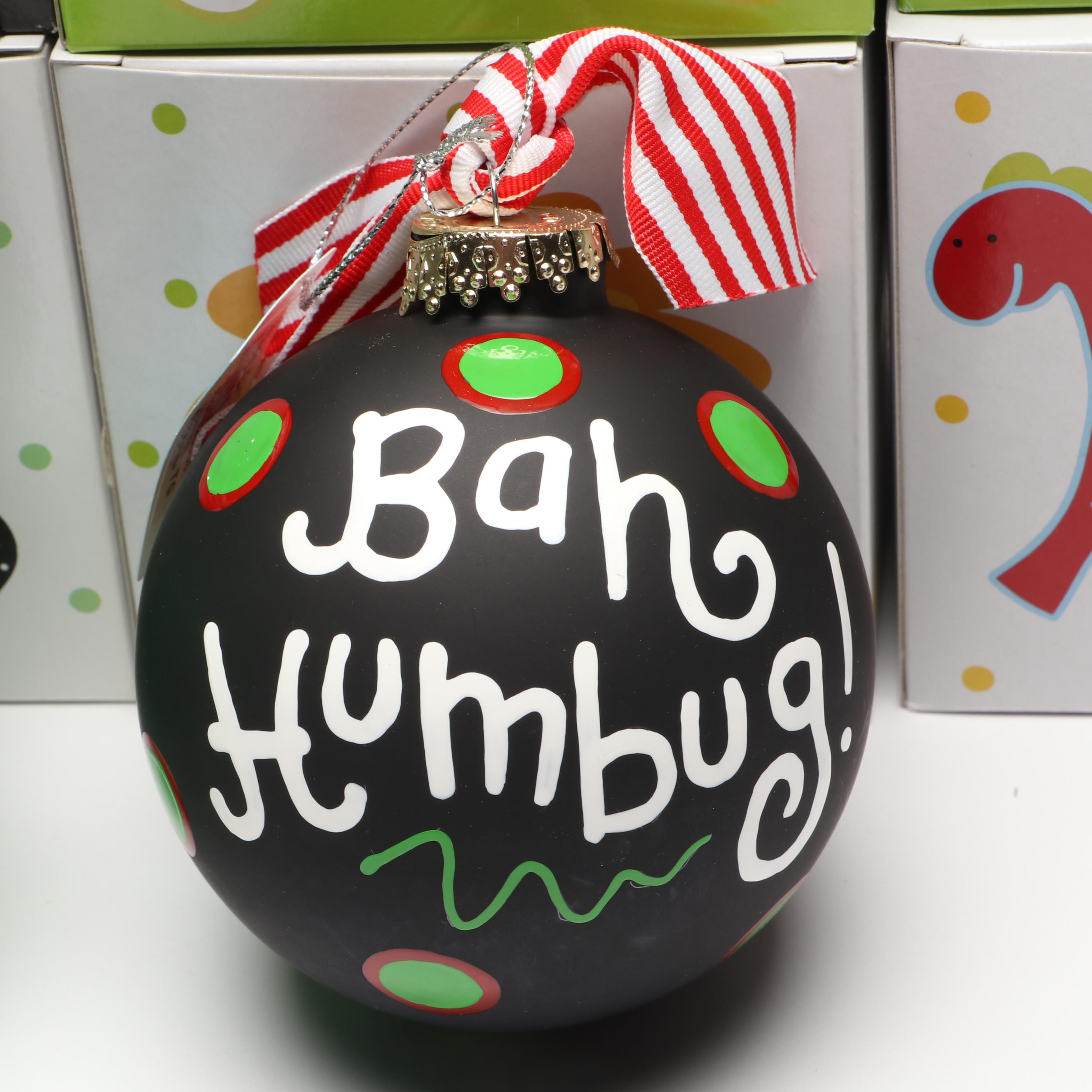 Coton Colors Painted Christmas Ornaments