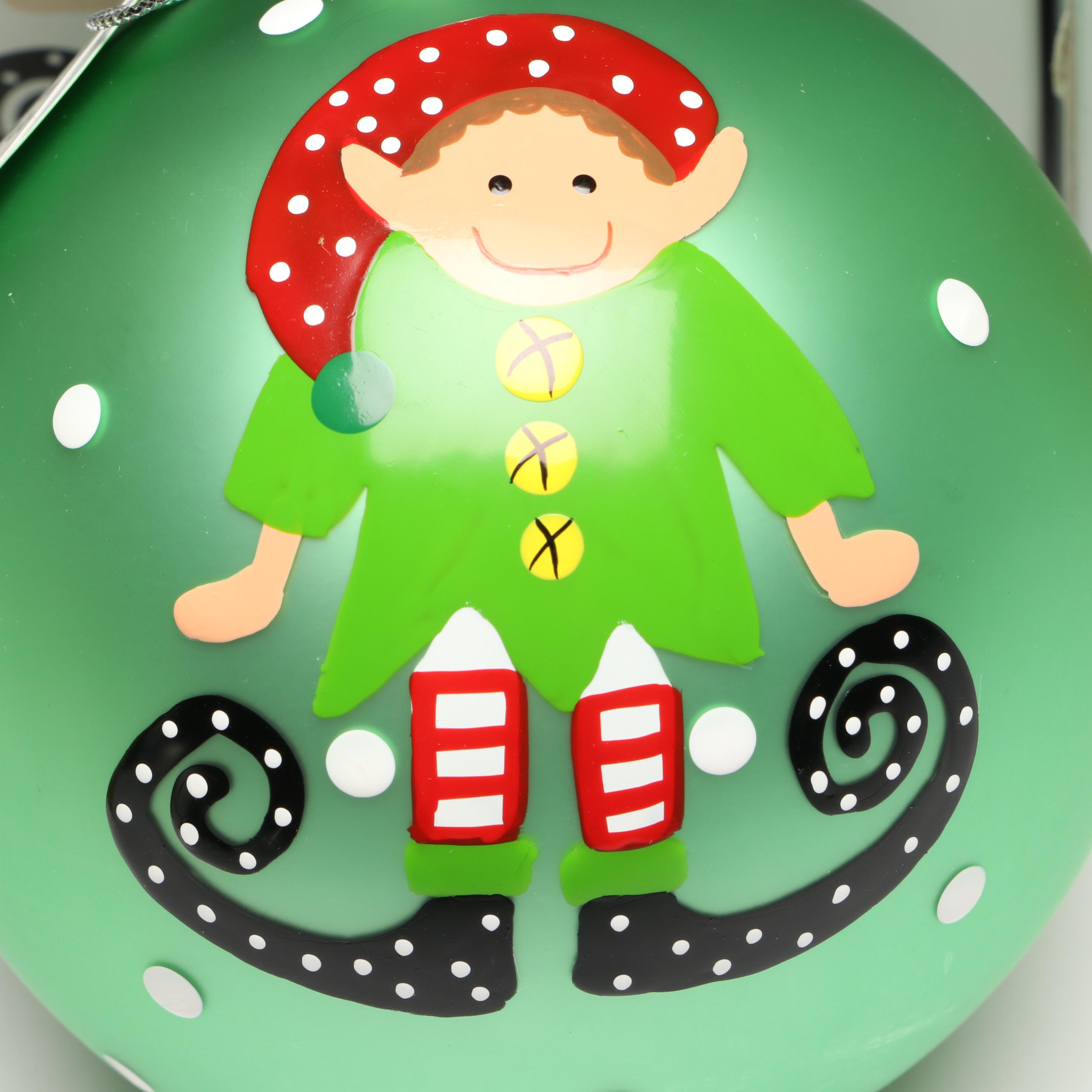 Coton Colors Painted Christmas Ornaments