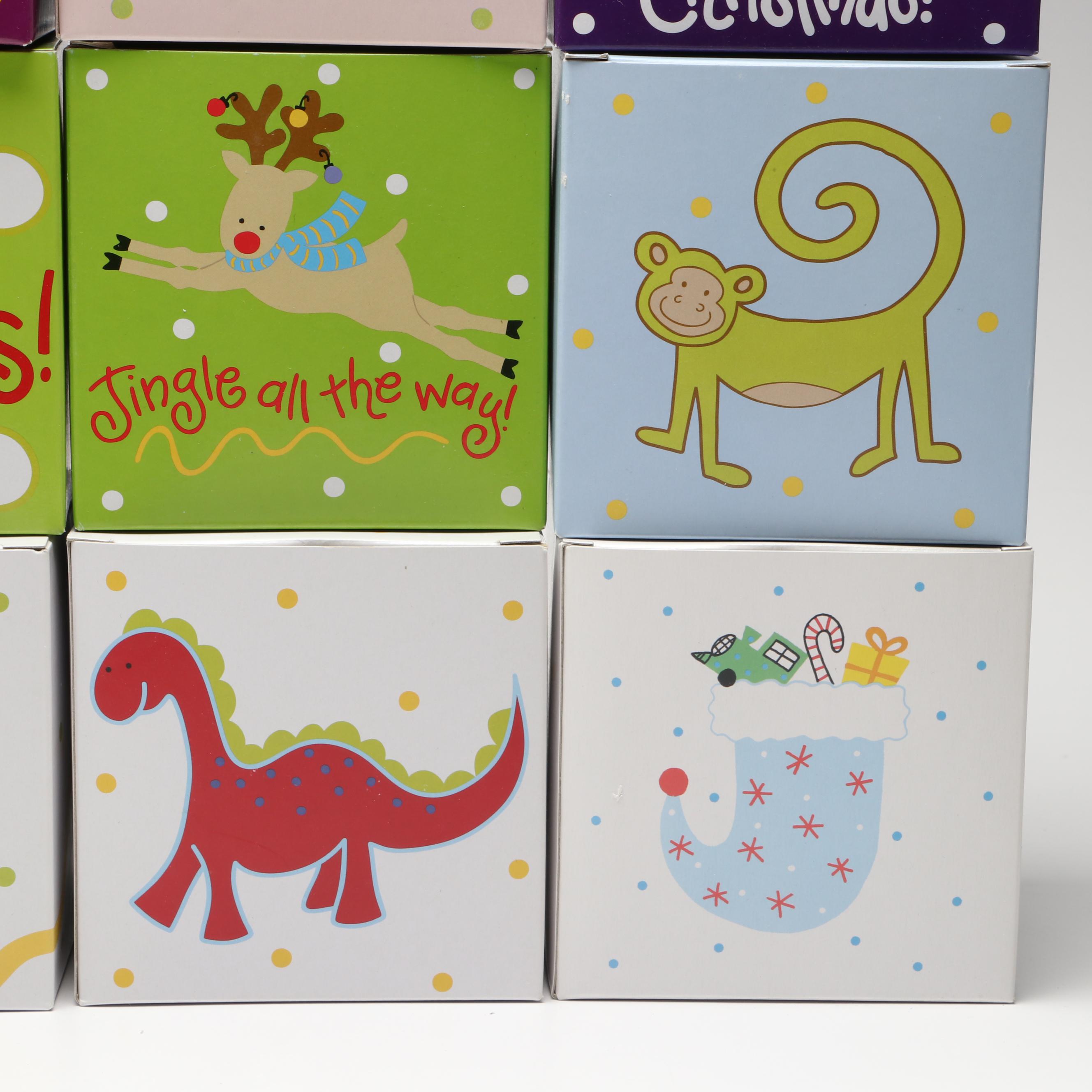 Coton Colors Painted Christmas Ornaments