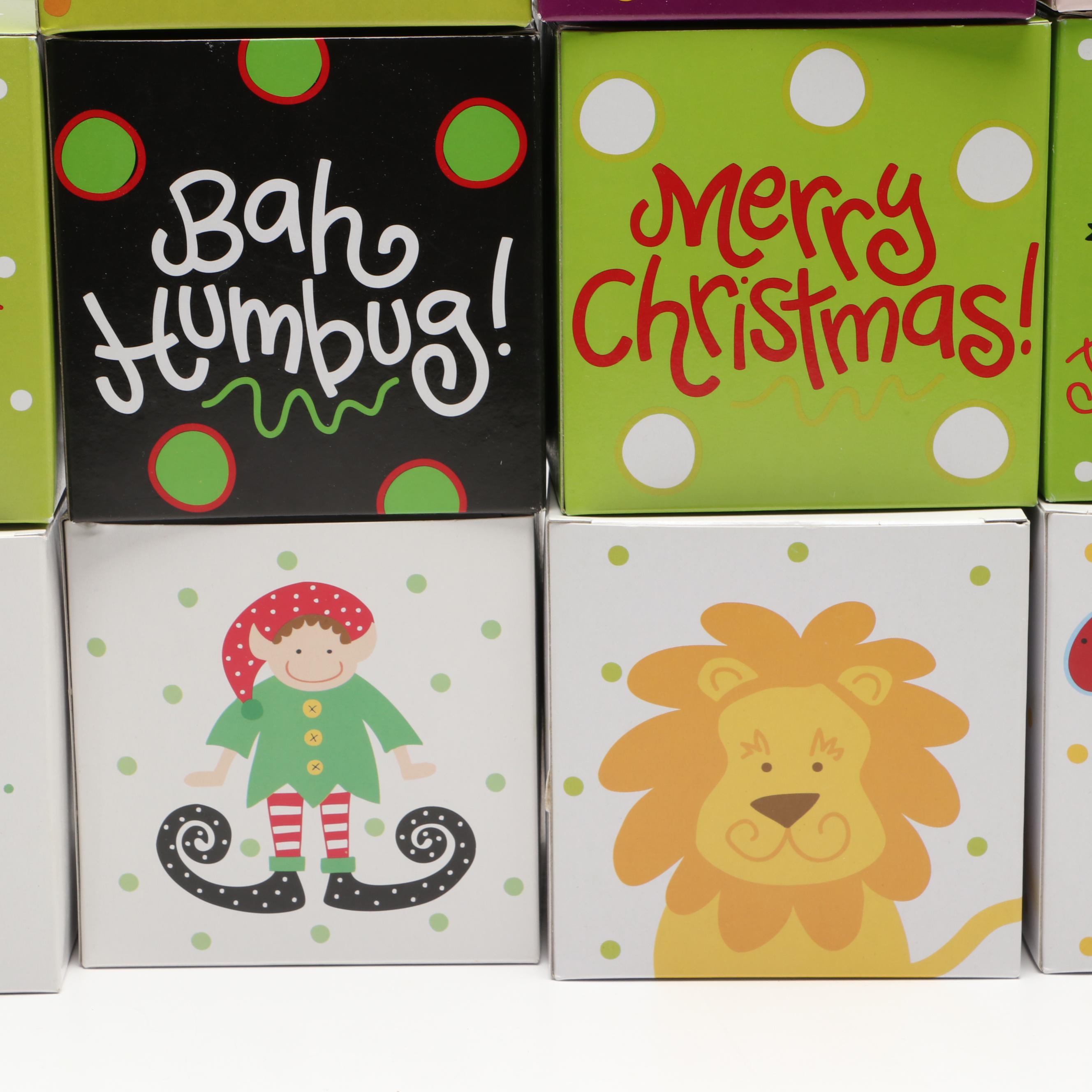 Coton Colors Painted Christmas Ornaments