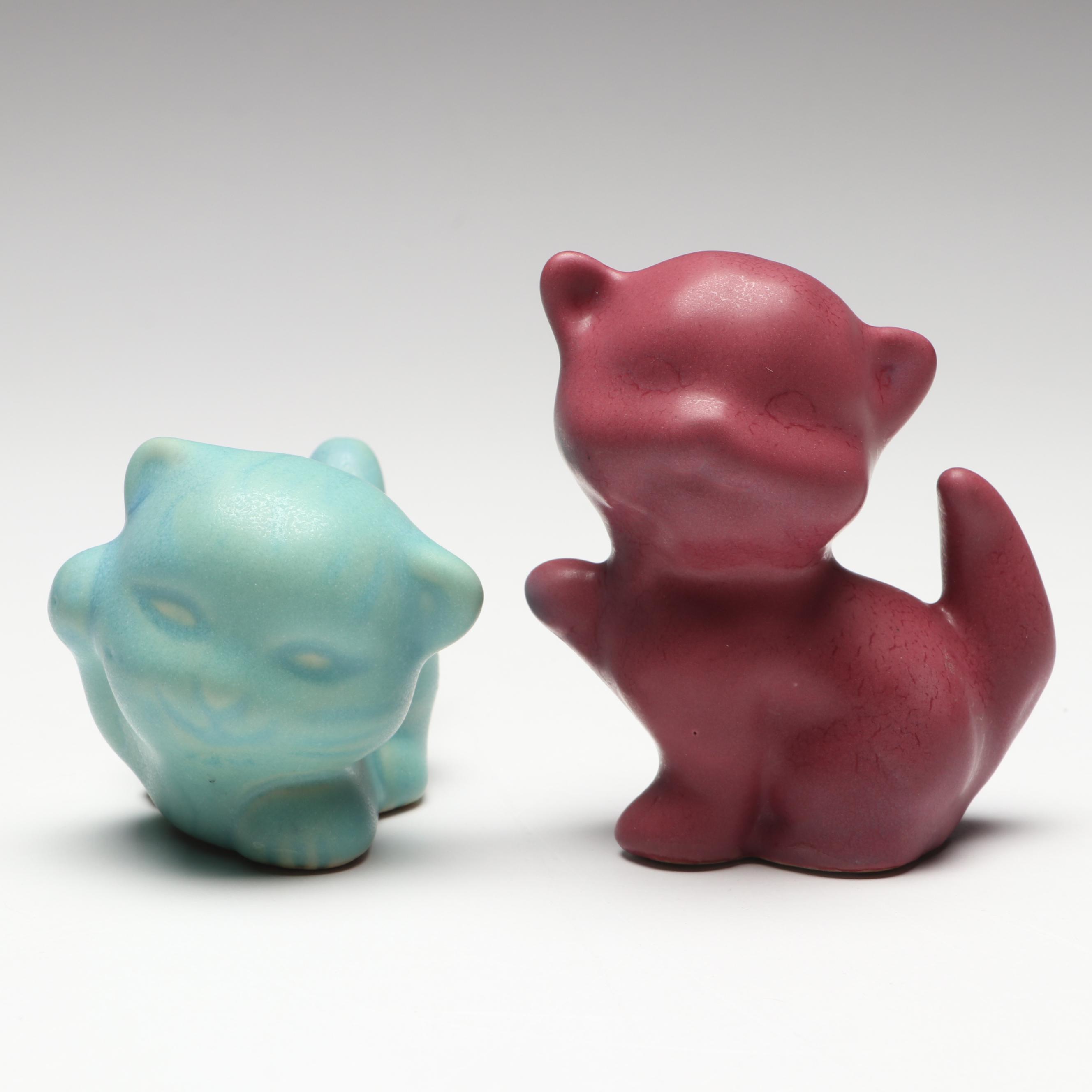 Van Briggle Art Pottery Matte Glaze Figurines