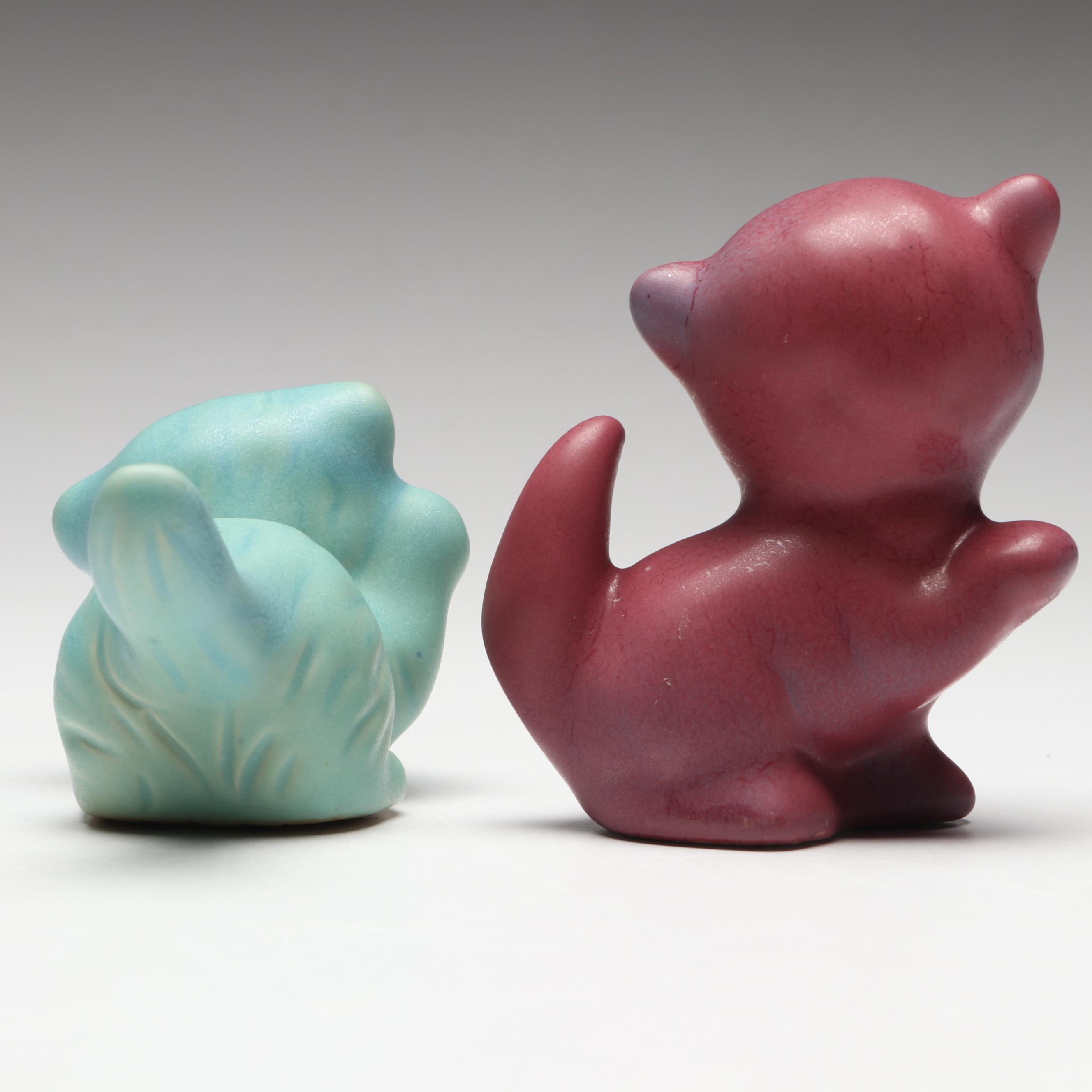 Van Briggle Art Pottery Matte Glaze Figurines