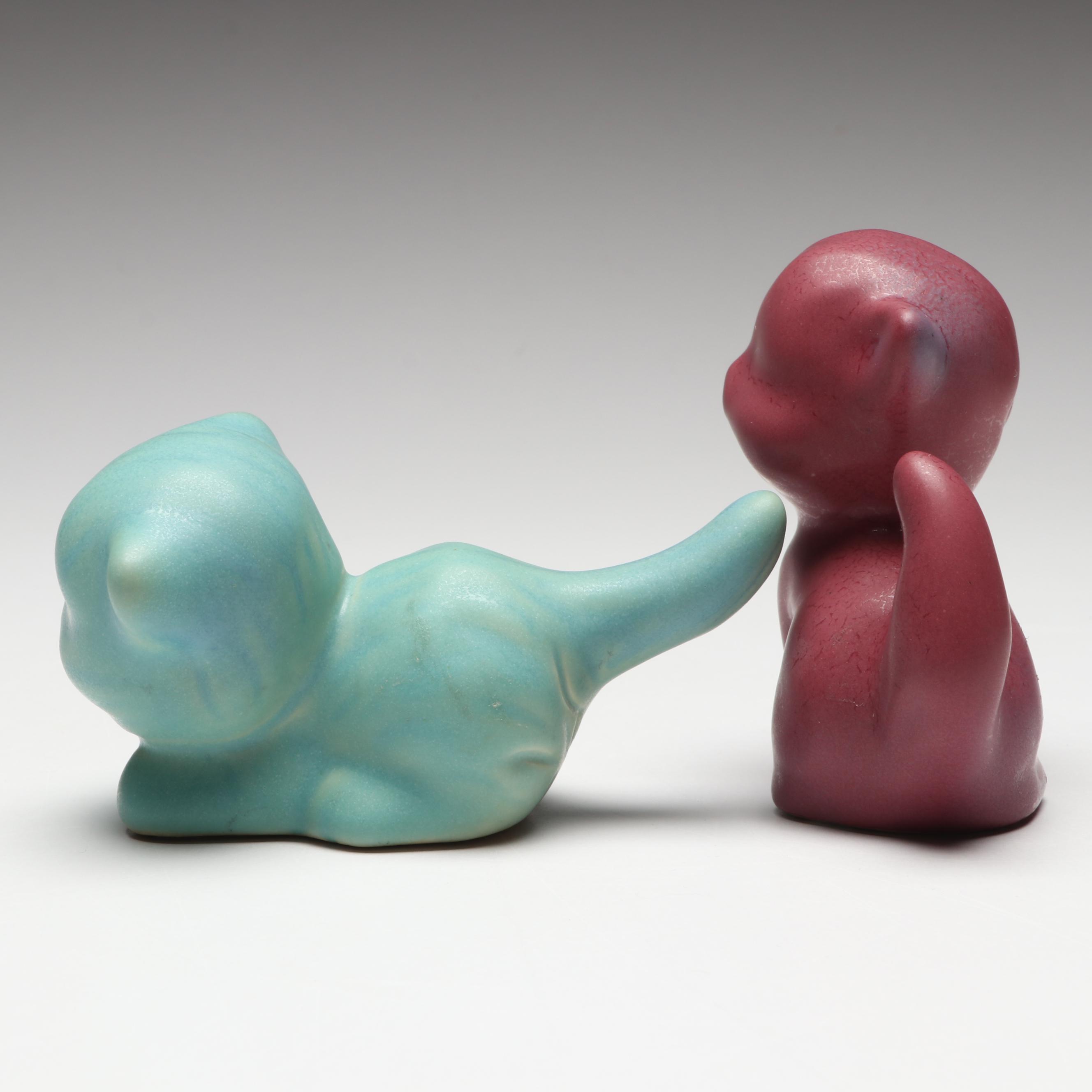 Van Briggle Art Pottery Matte Glaze Figurines