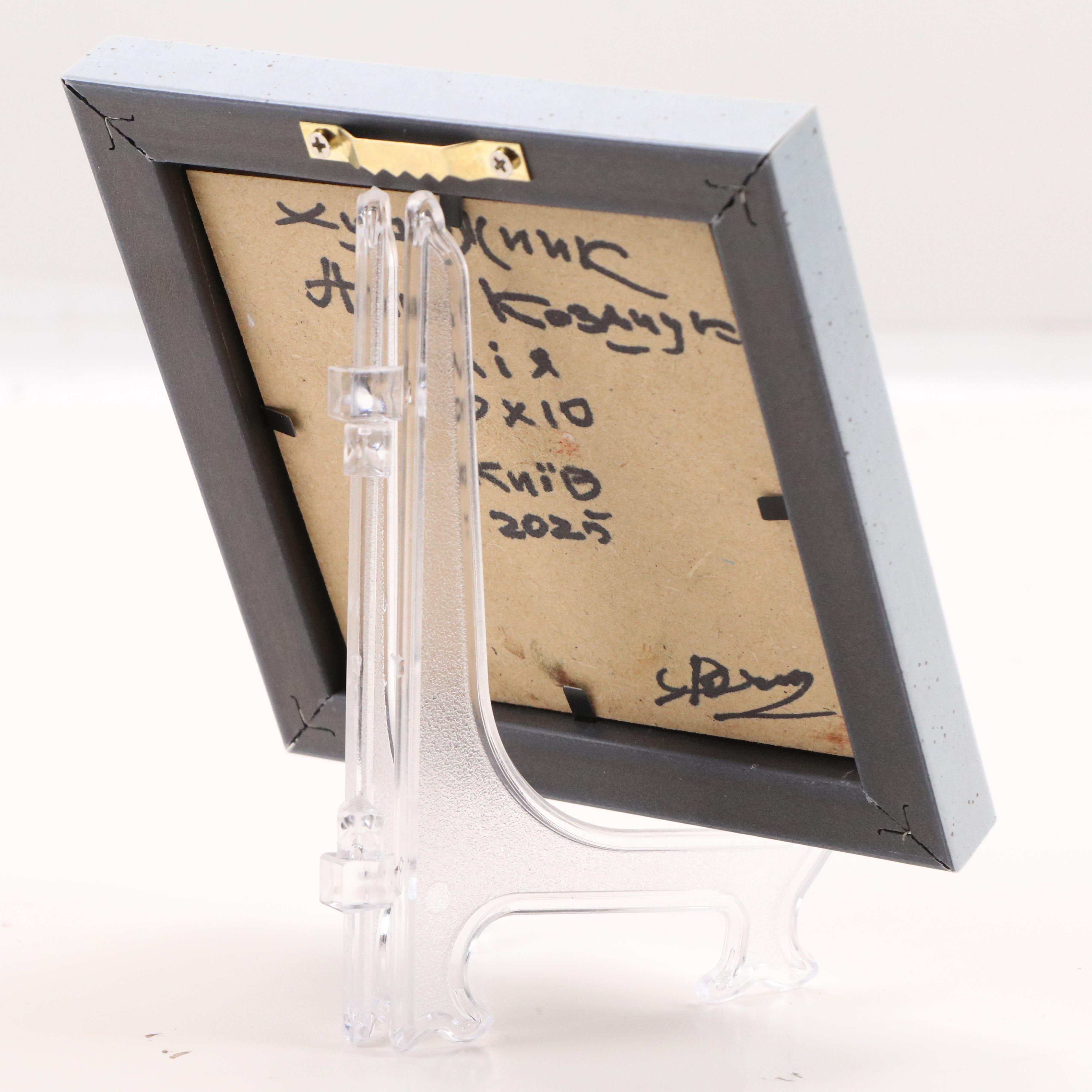 Oil Painting of Tuxedo Kitten, 2025