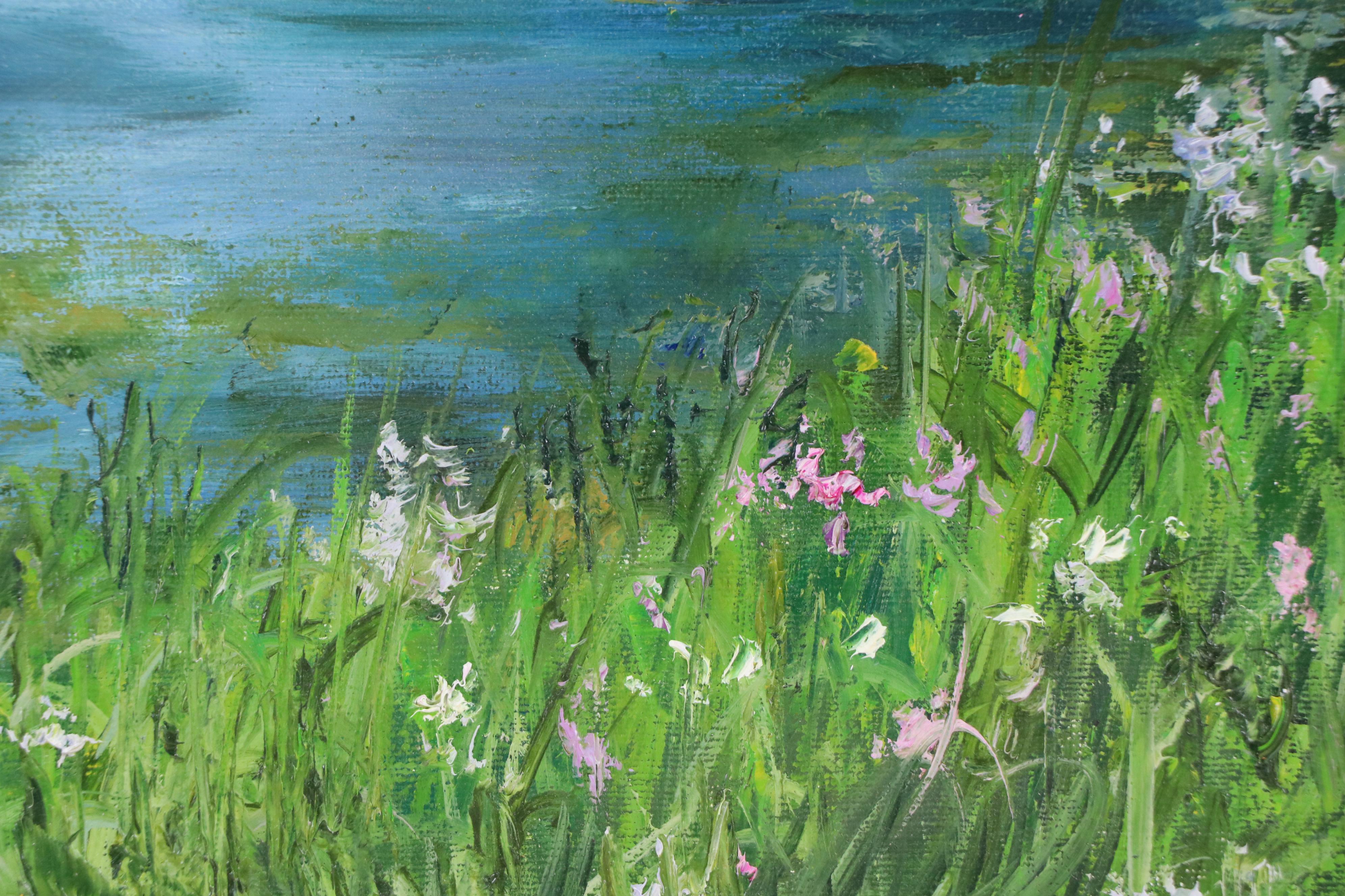 Garncarek Aleksander Oil Painting "Nad rzeką," 2023