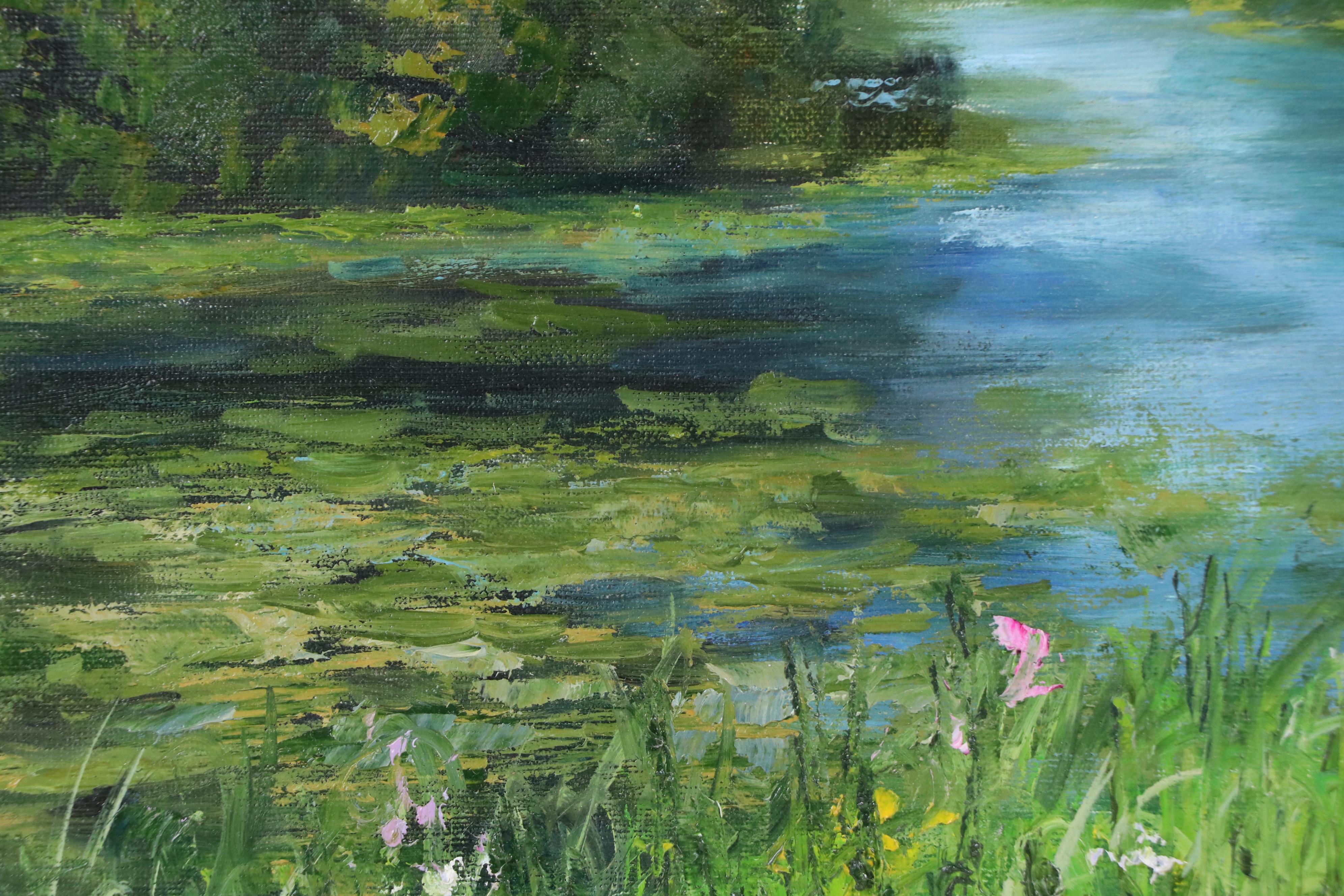 Garncarek Aleksander Oil Painting "Nad rzeką," 2023