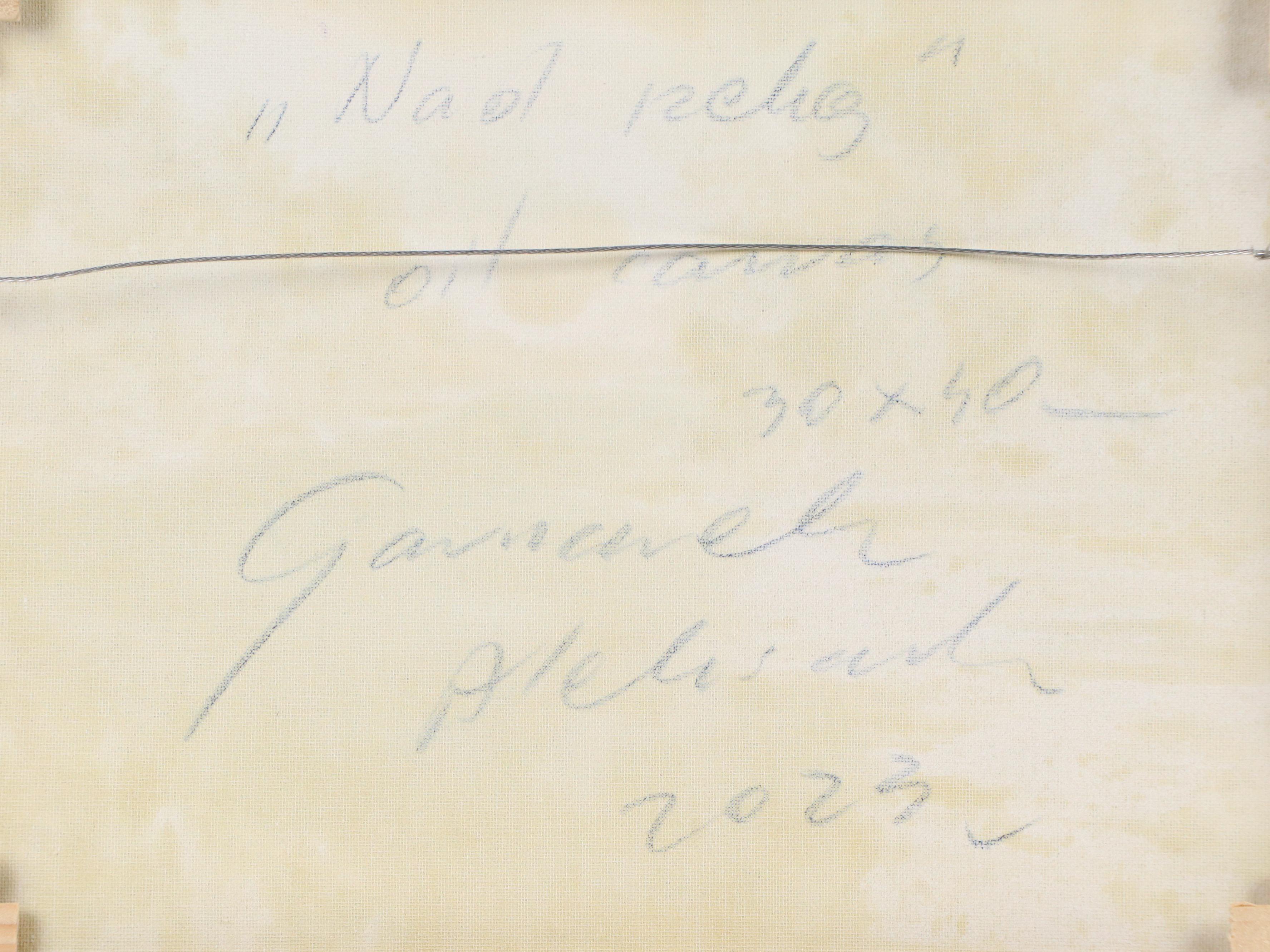 Garncarek Aleksander Oil Painting "Nad rzeką," 2023