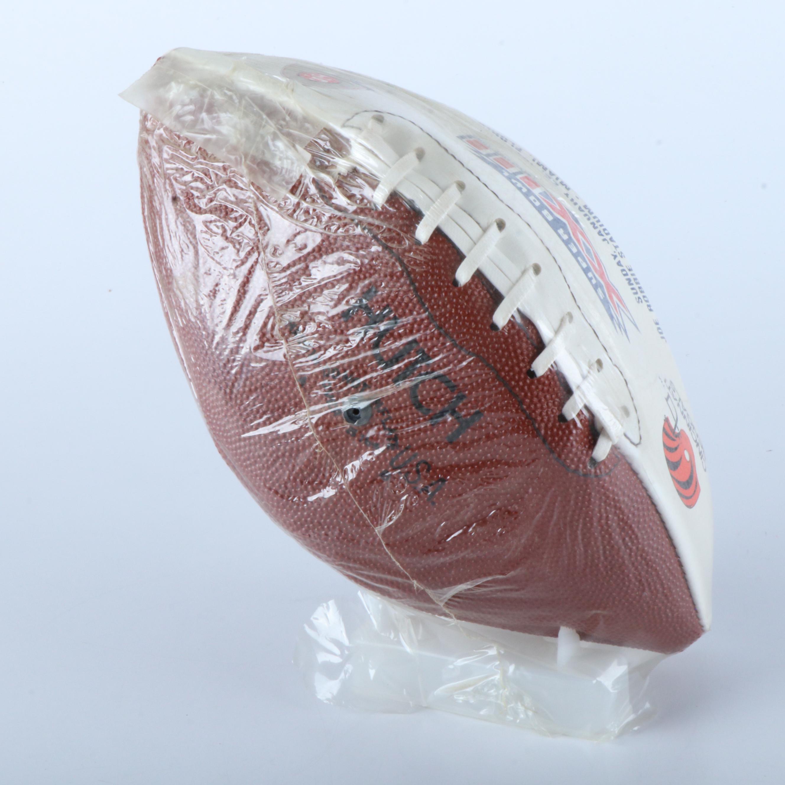 Deltha O'Neal Signed Mini Helmet with SB XXIII Commemorative Football and More