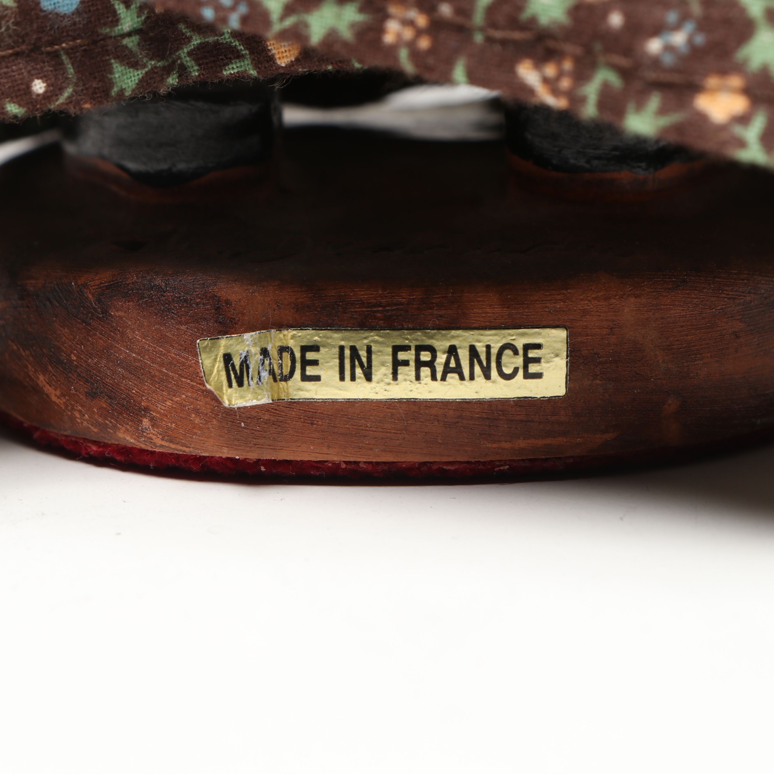 Santons Maryse Di Landro Old Woman Carrying Firewood Terracotta Figure