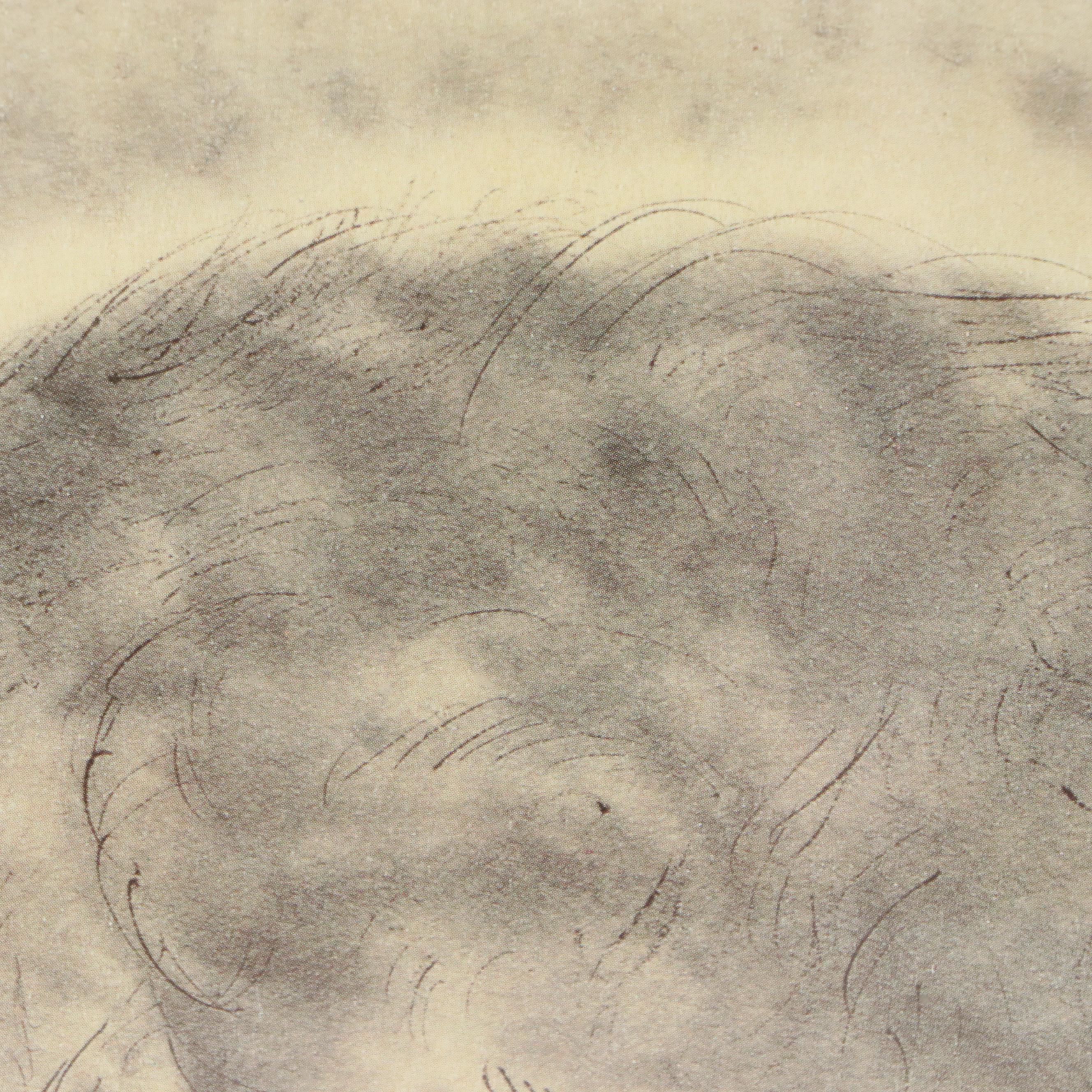 Offset Lithograph After Léonard Tsuguharu Foujita "Petit Chat"