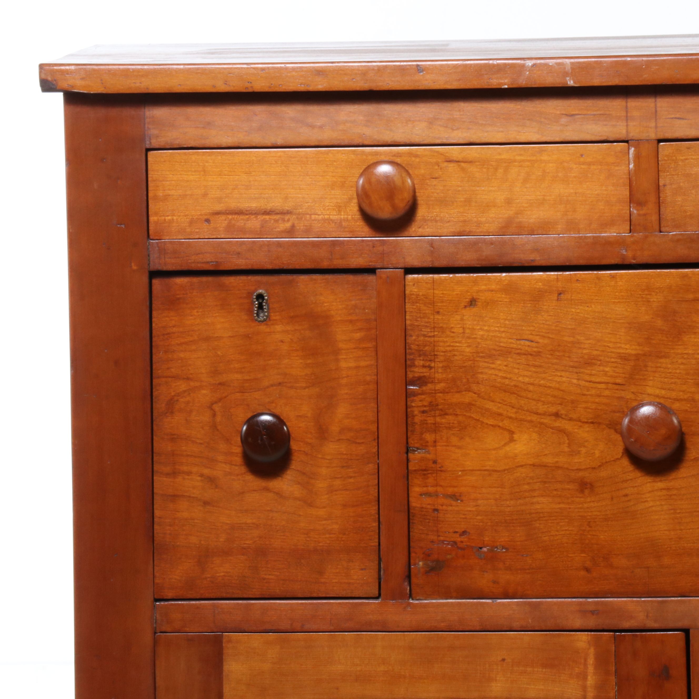 Classical Style Cherry Butlers Chest, Antique