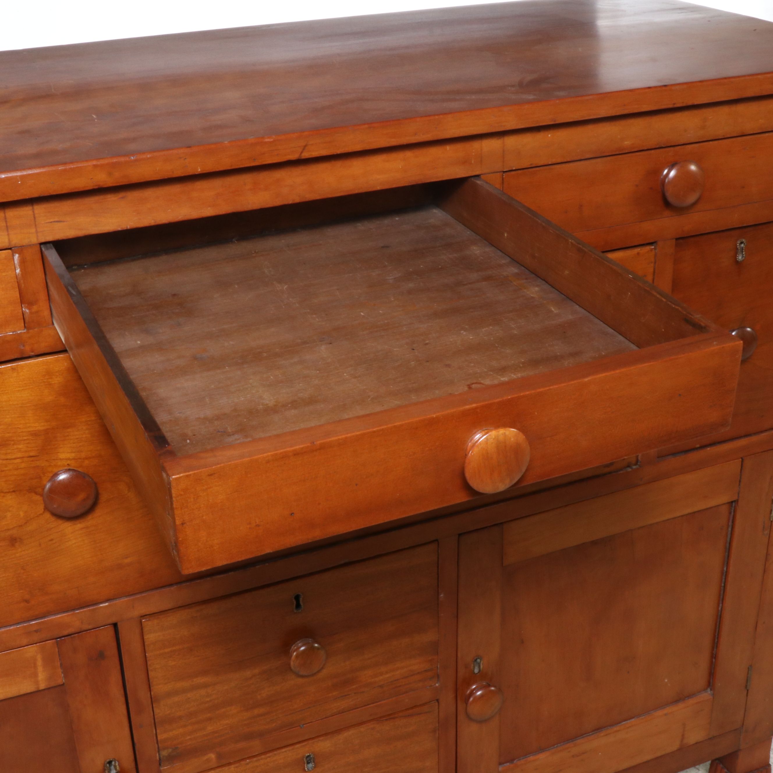 Classical Style Cherry Butlers Chest, Antique