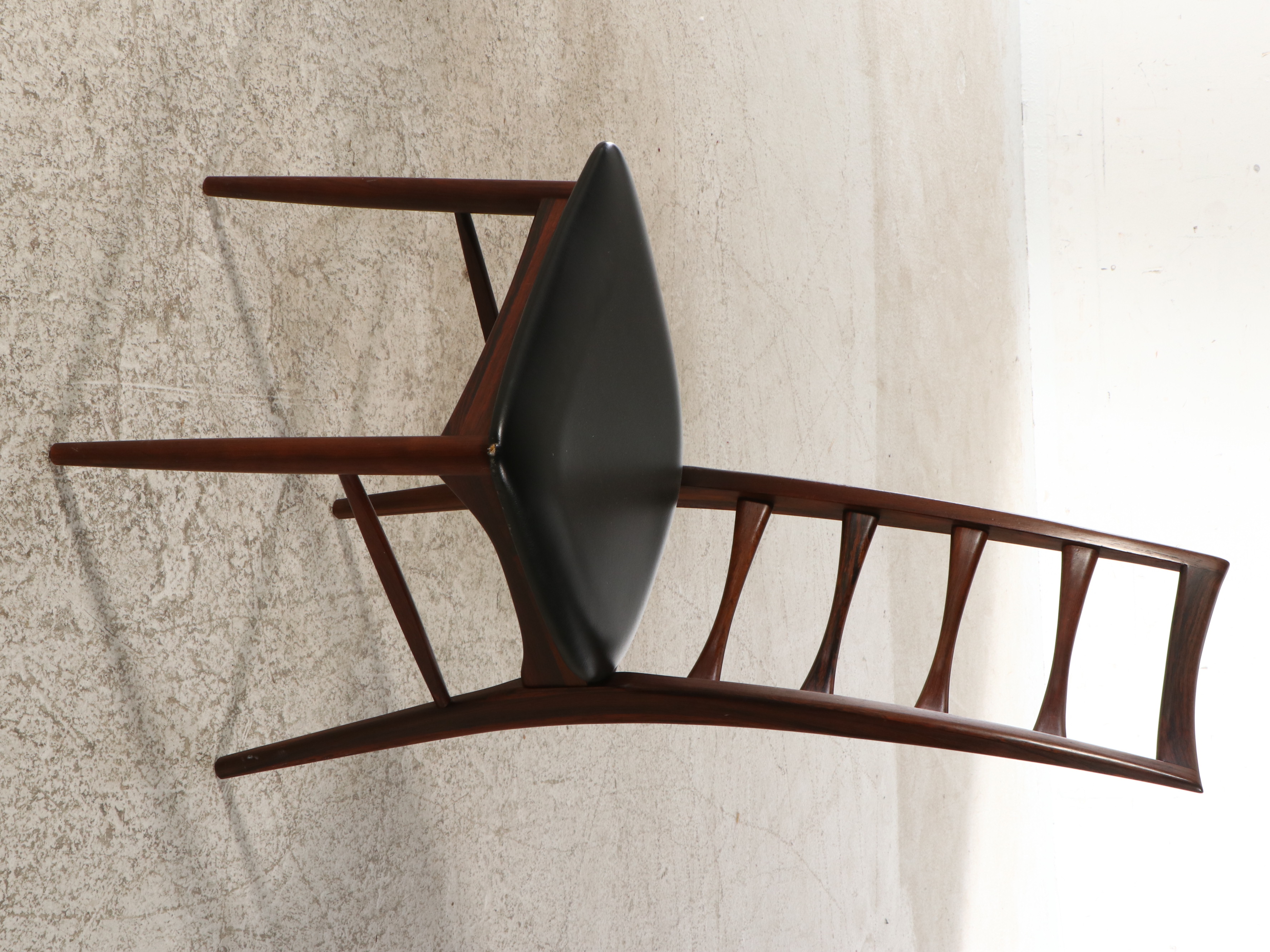 Niels Koefoed for Hornslet Møbelfabrik "Lis" Danish Rosewood Dining Chair