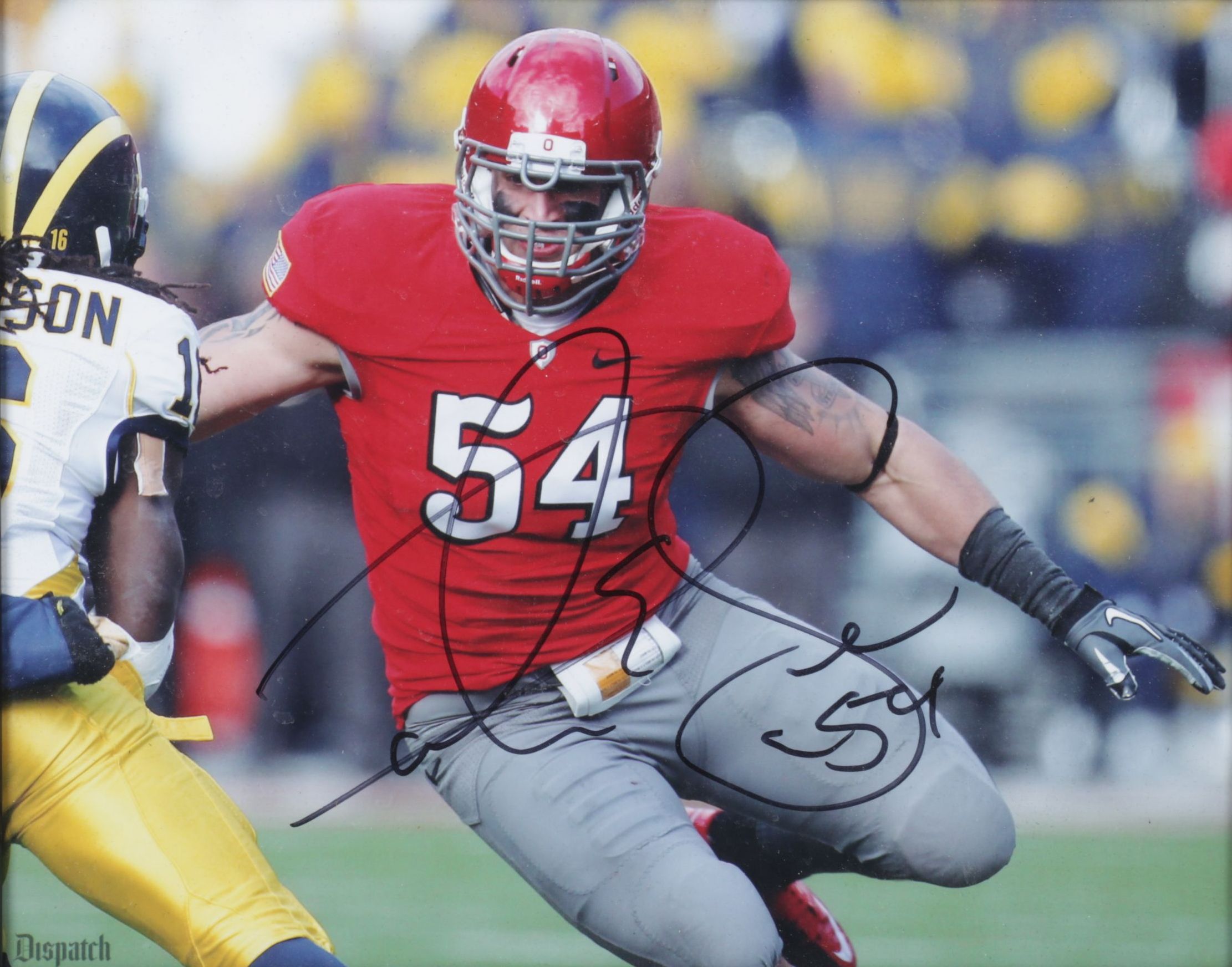 OSU Buckeye John Simon Signed Photograph