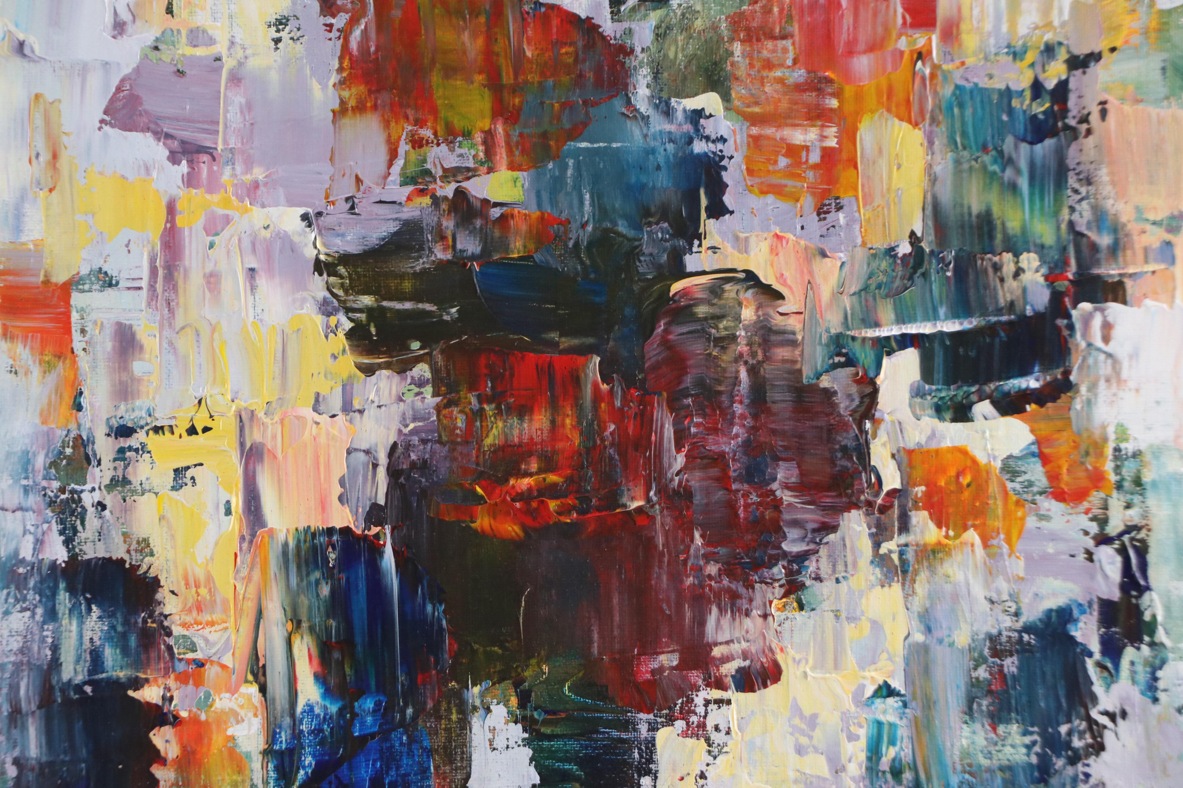 Leif Janek Abstract Acrylic Painting