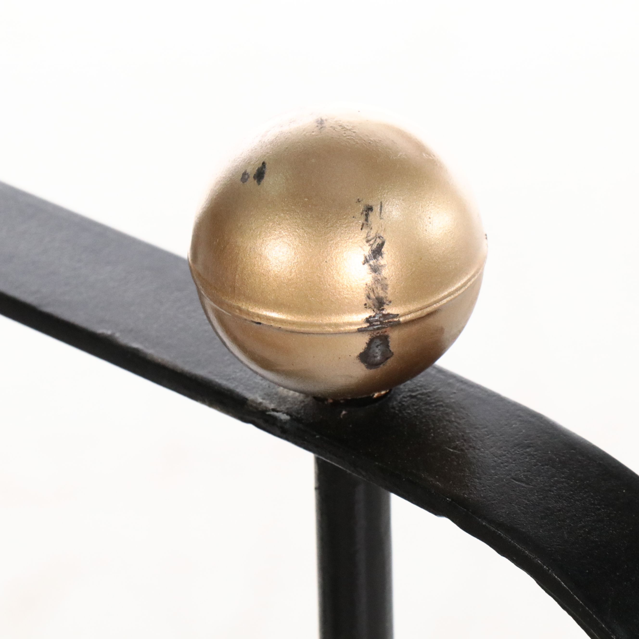 Iron Patio Lounge Chair and Ottoman After Mario Papperzini for Salterini