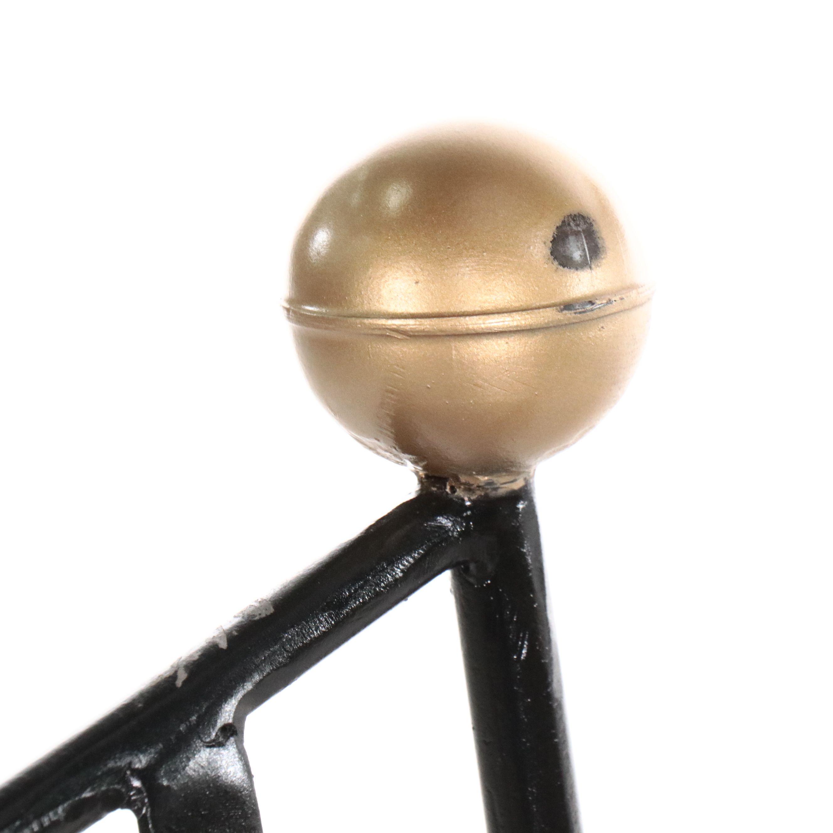 Iron Patio Lounge Chair and Ottoman After Mario Papperzini for Salterini