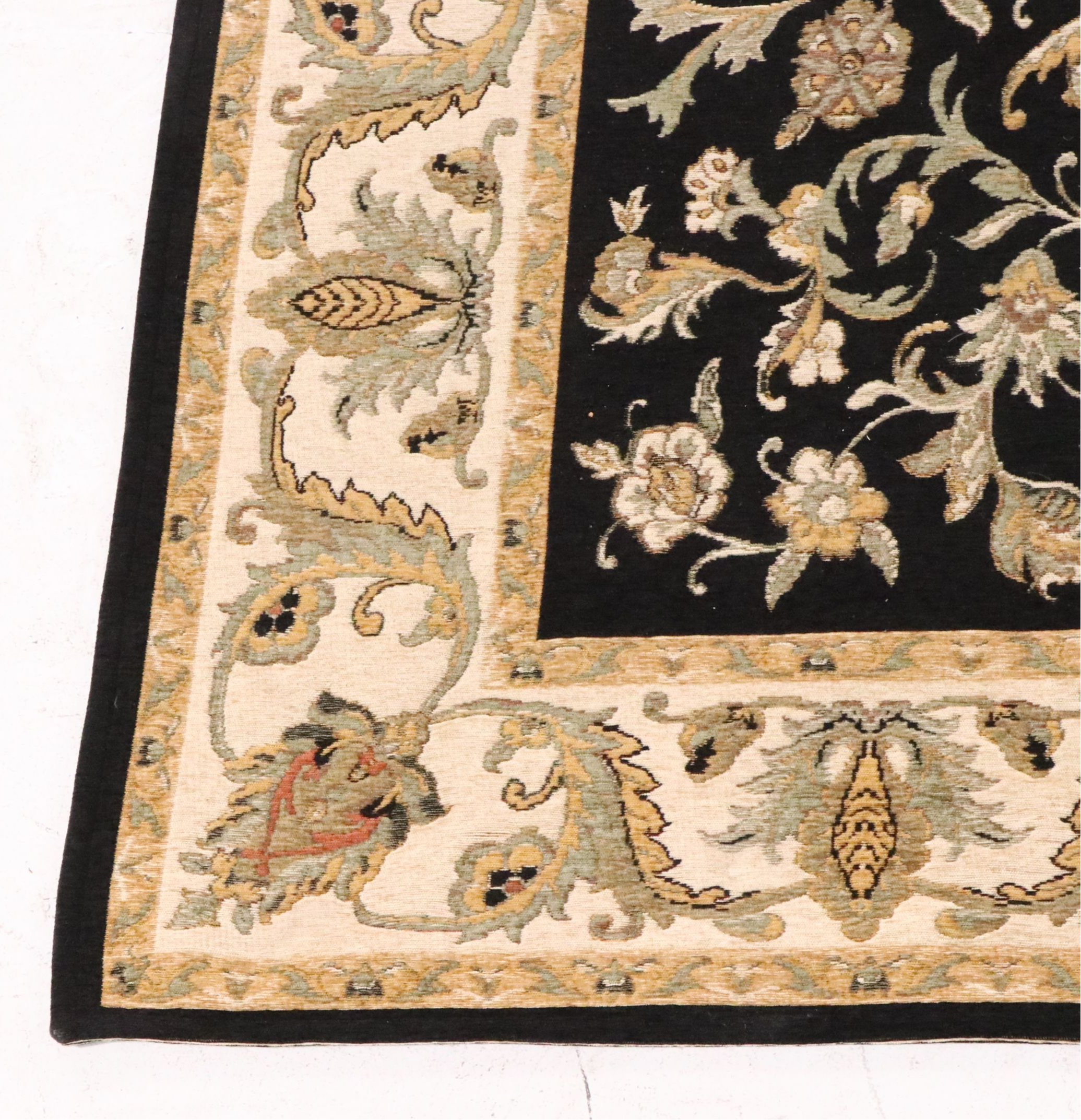 9'6 x 13'6 Machine Made Indian Agra Style Room-Sized Rug