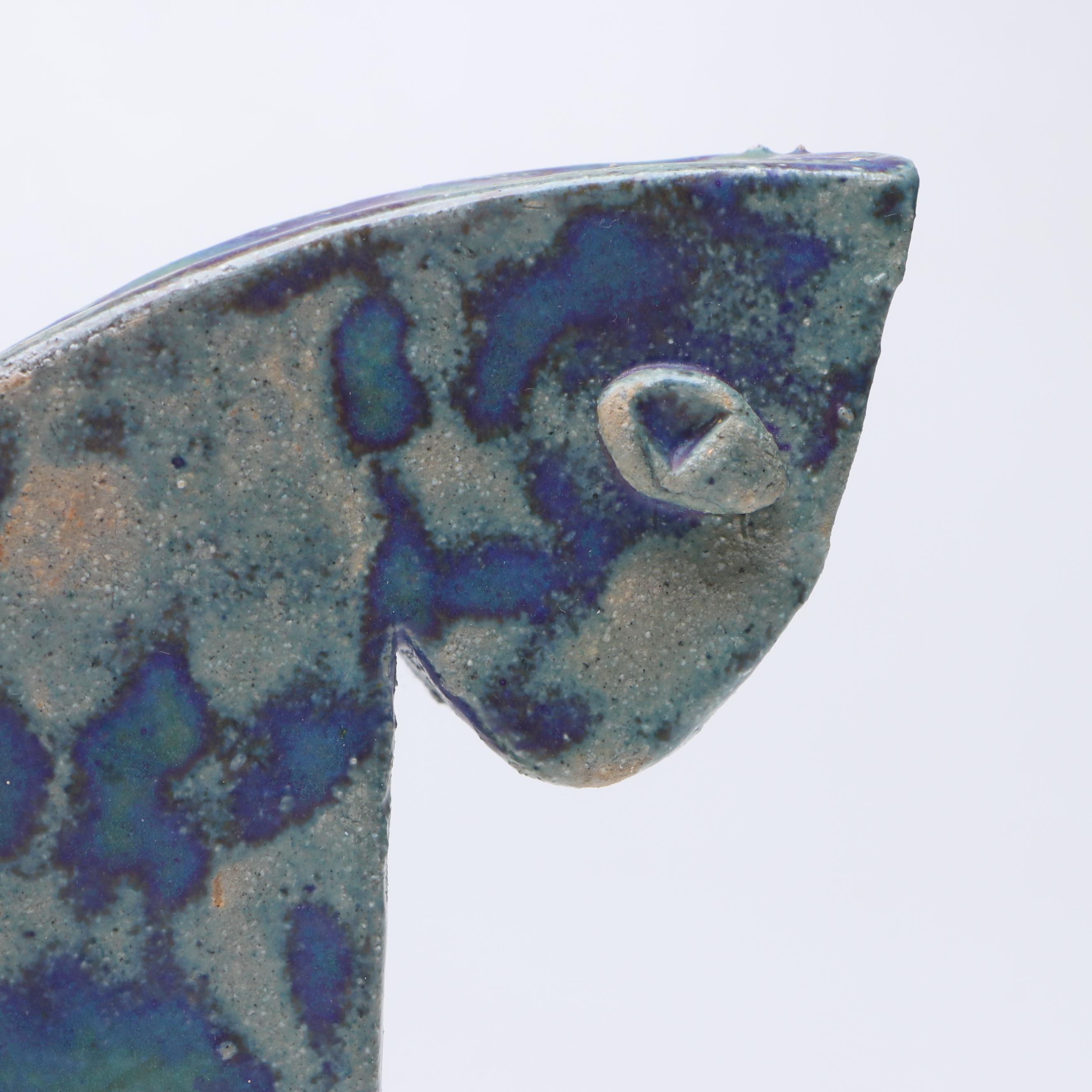 Abstract Modern Ceramic Horse Vase