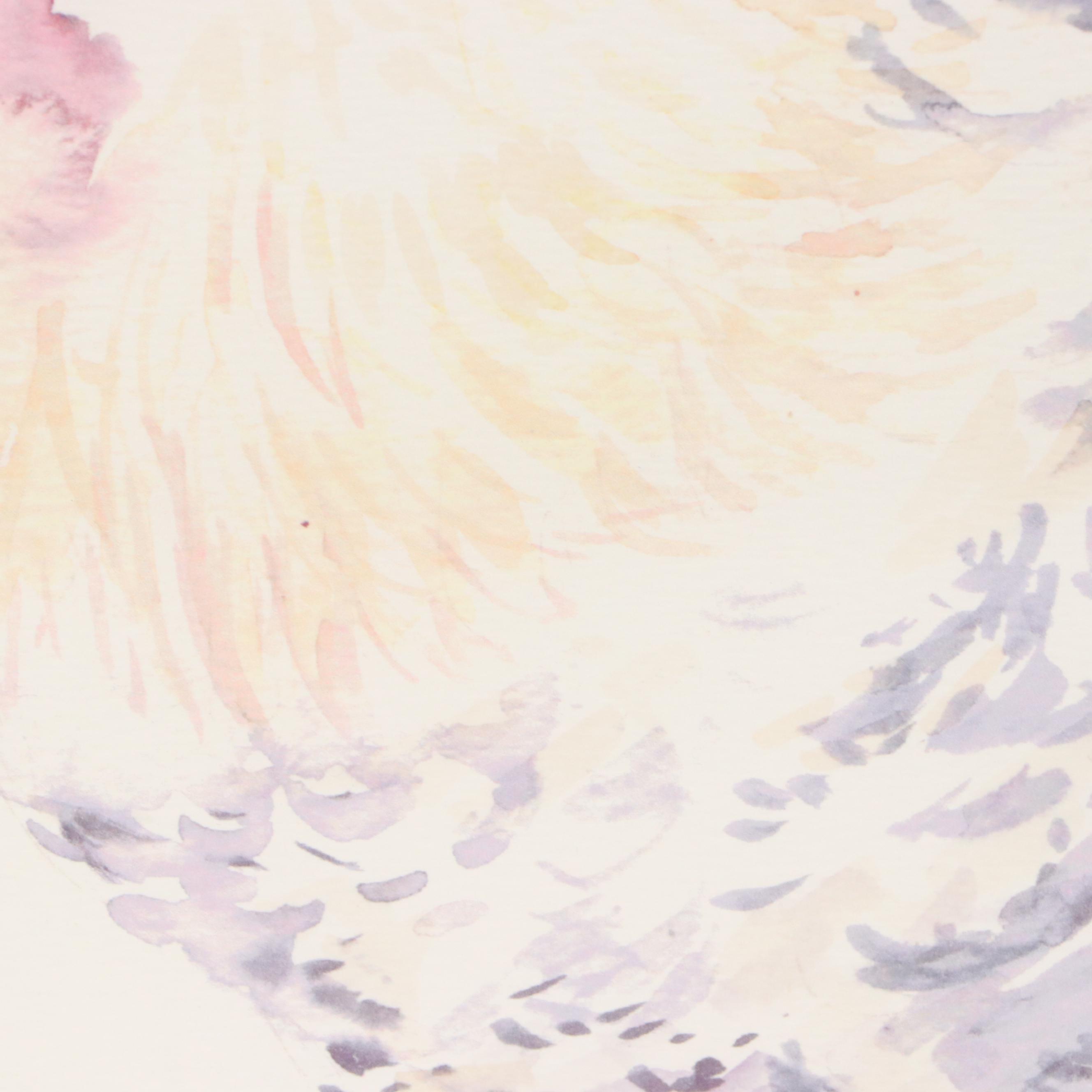 Hand Embellished Giclees of Chicken and Rooster, 21st Century