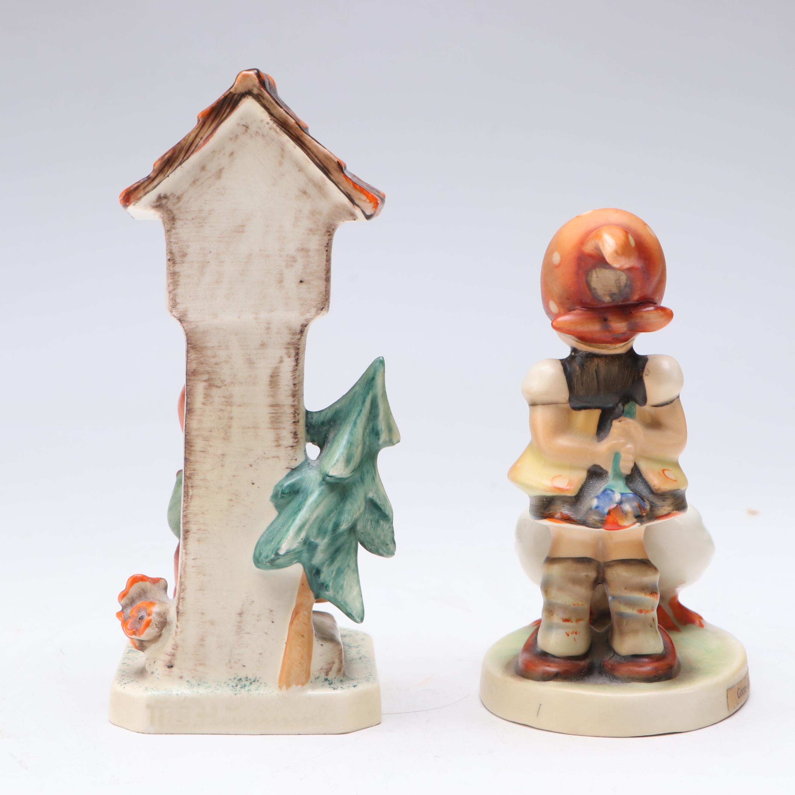 Goebel "Worship," "Goose Girl" and More Porcelain Hummel Figurines
