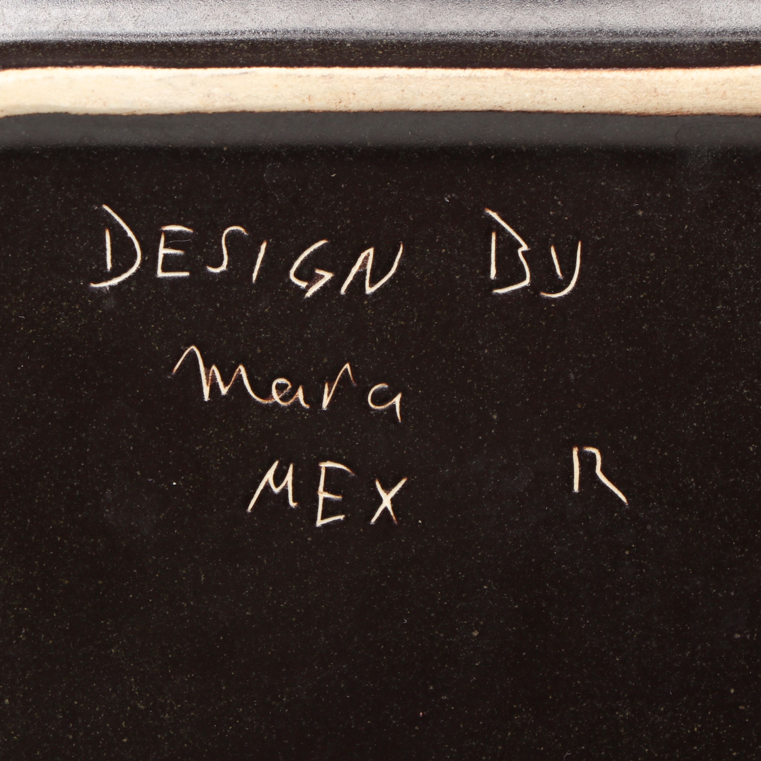 Mara Mexico Abstract Faces Ceramic Square Plates