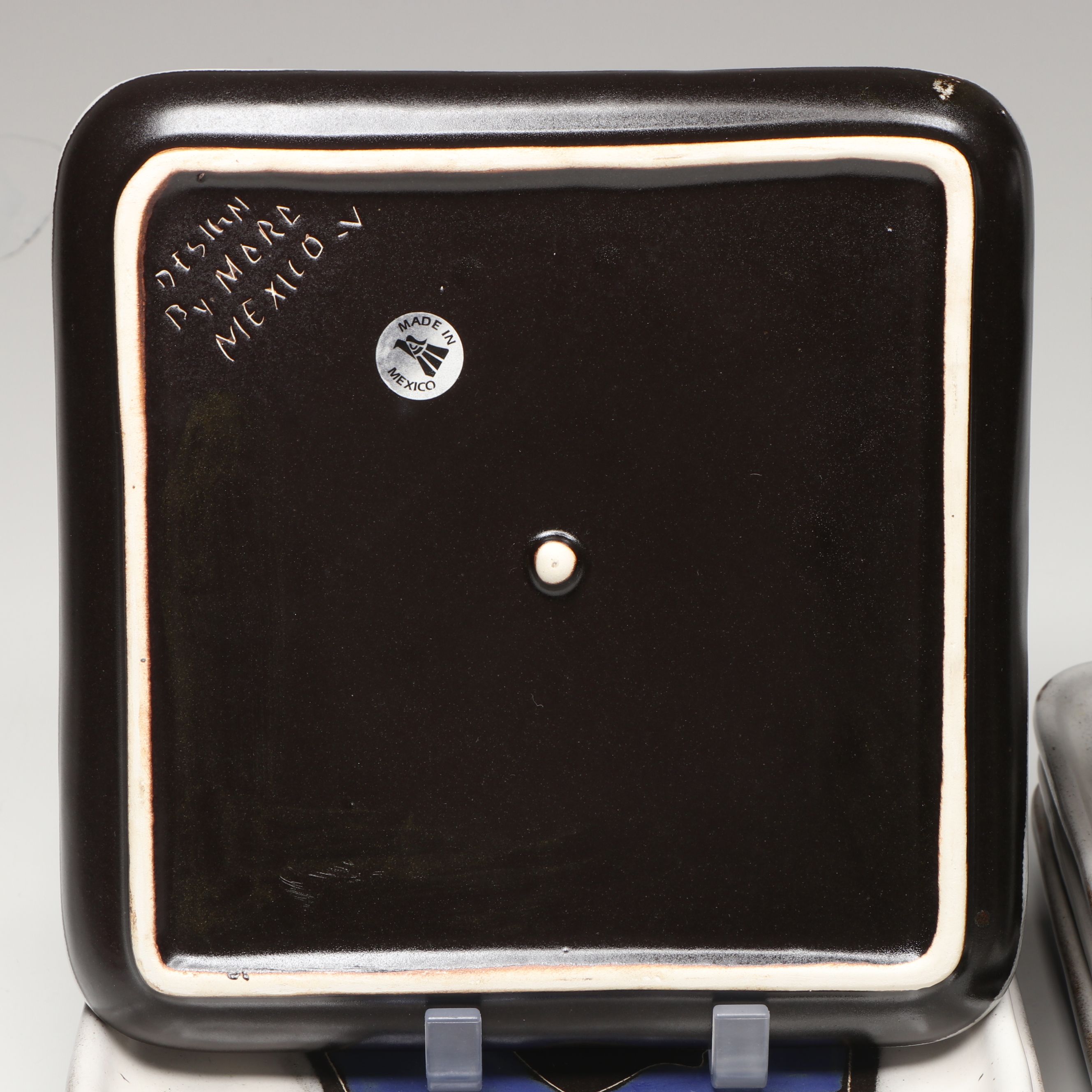 Mara Mexico Abstract Faces Ceramic Square Plates