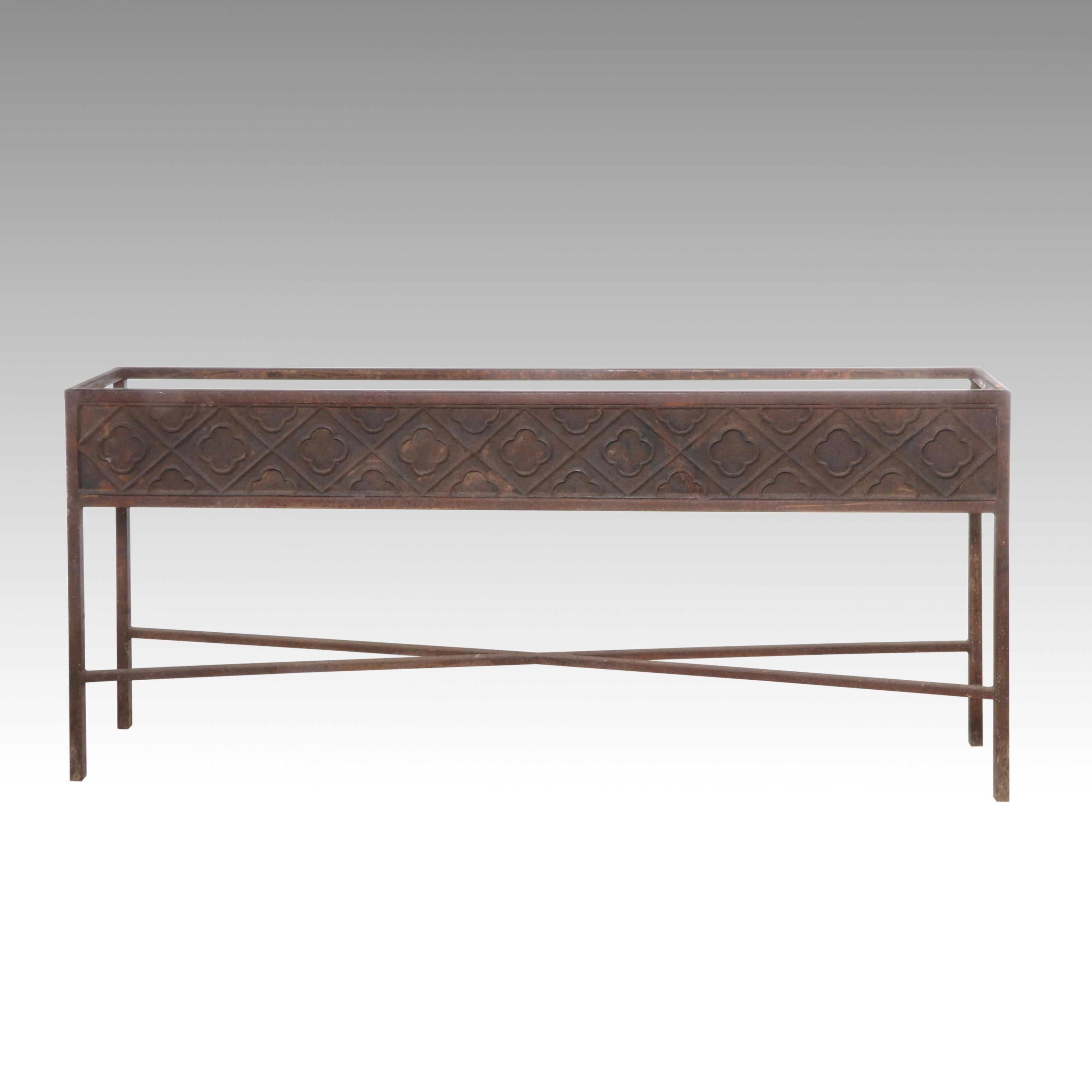 Metal Framed Garden Planter Stand