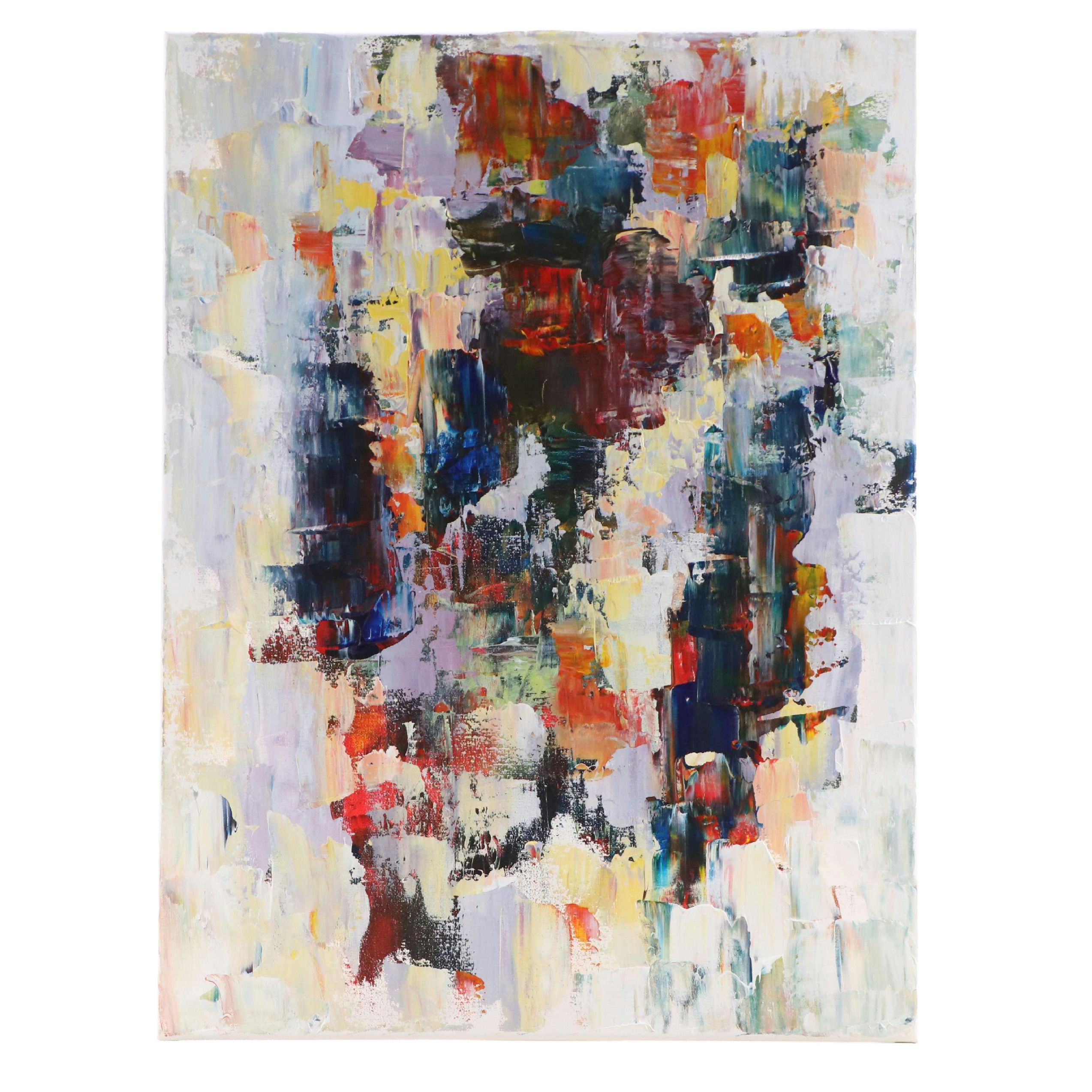 Leif Janek Abstract Acrylic Painting