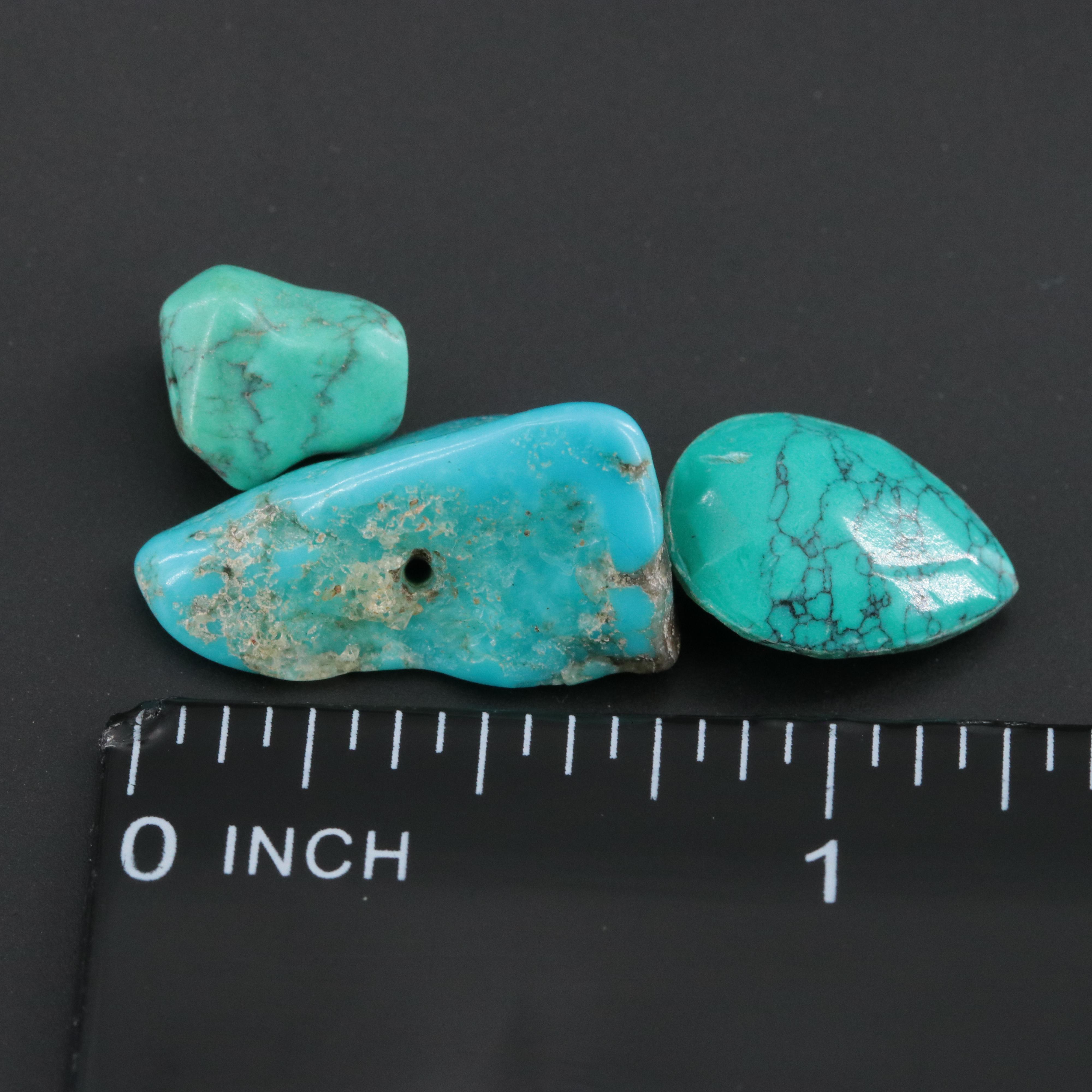 Loose 252.38 CTW Turquoise and Imitation Turquoise Lot