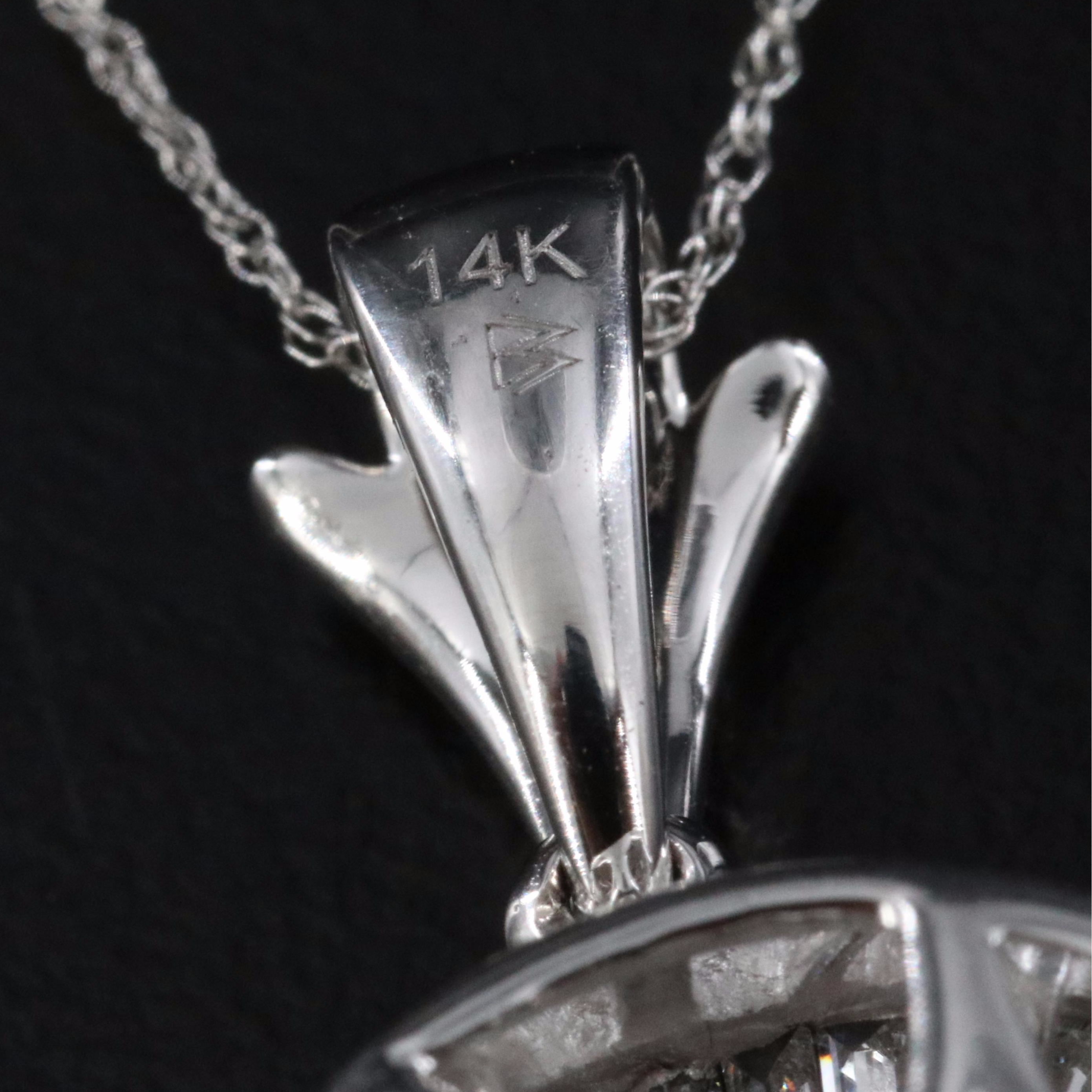 14K 1.95 CTW Diamond Ballerina Pendant Necklace