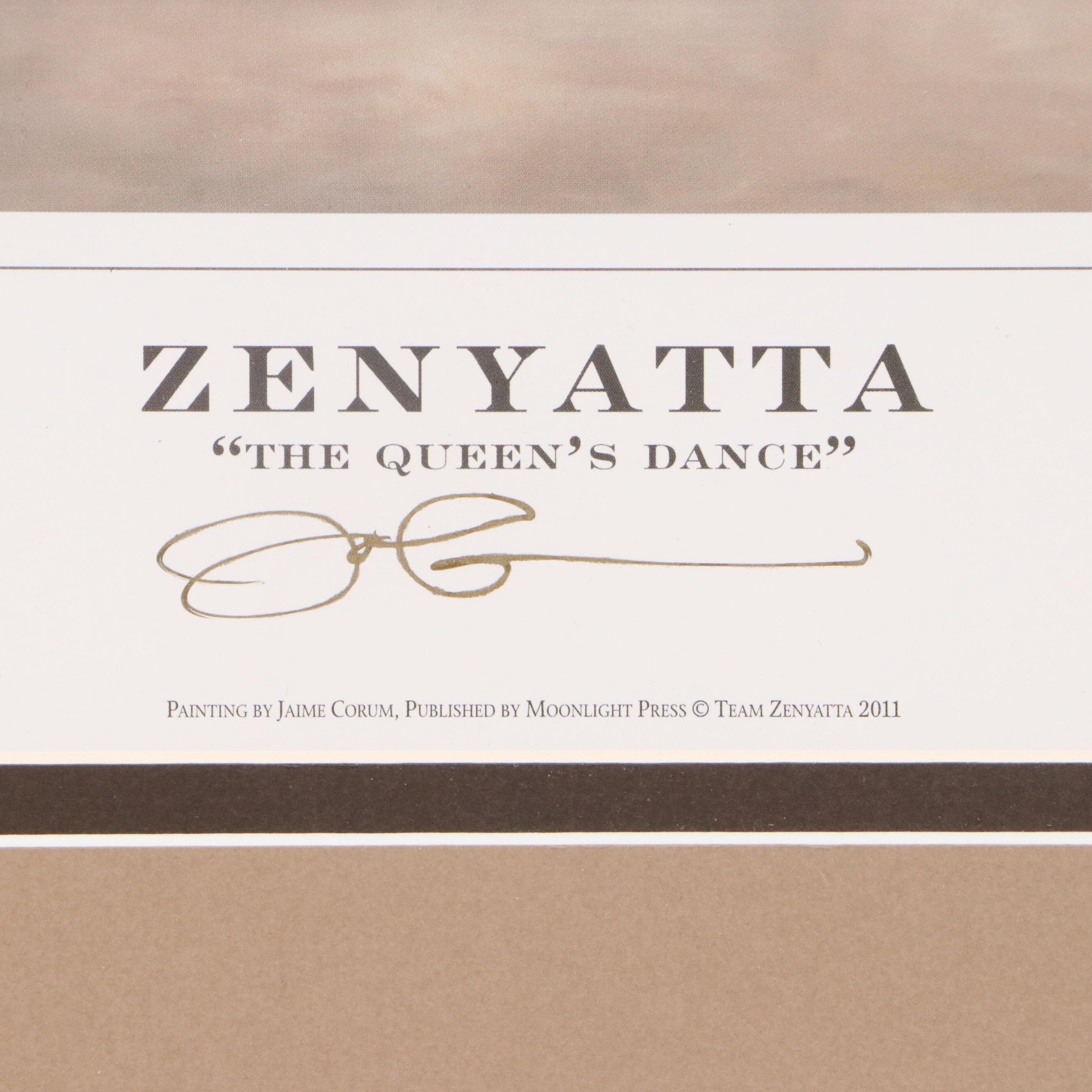 Offset Lithograph After Jamie Corum "Zenyatta," 2011