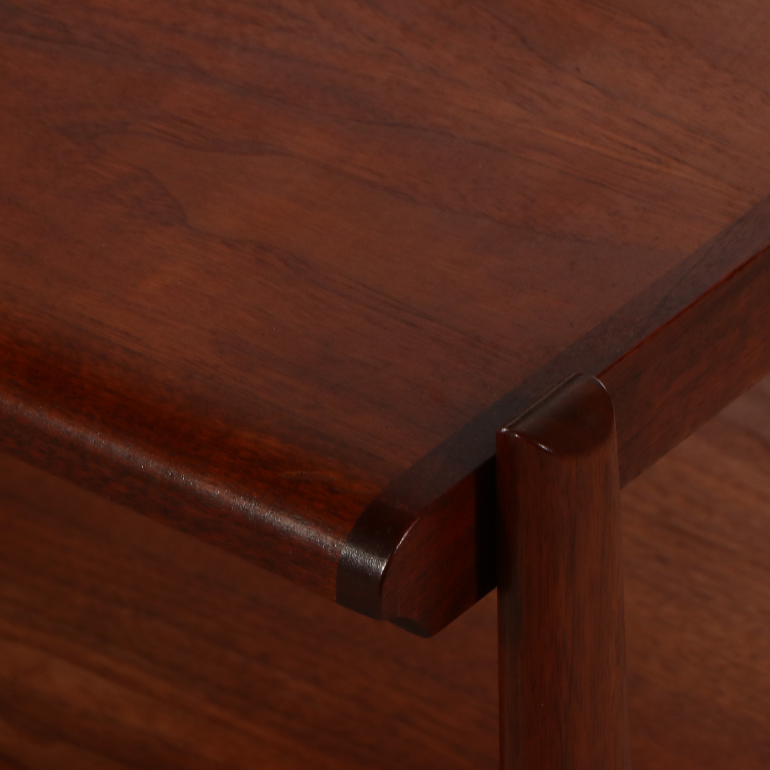 Pair of Otmar Mid Century Modern Teak End Tables