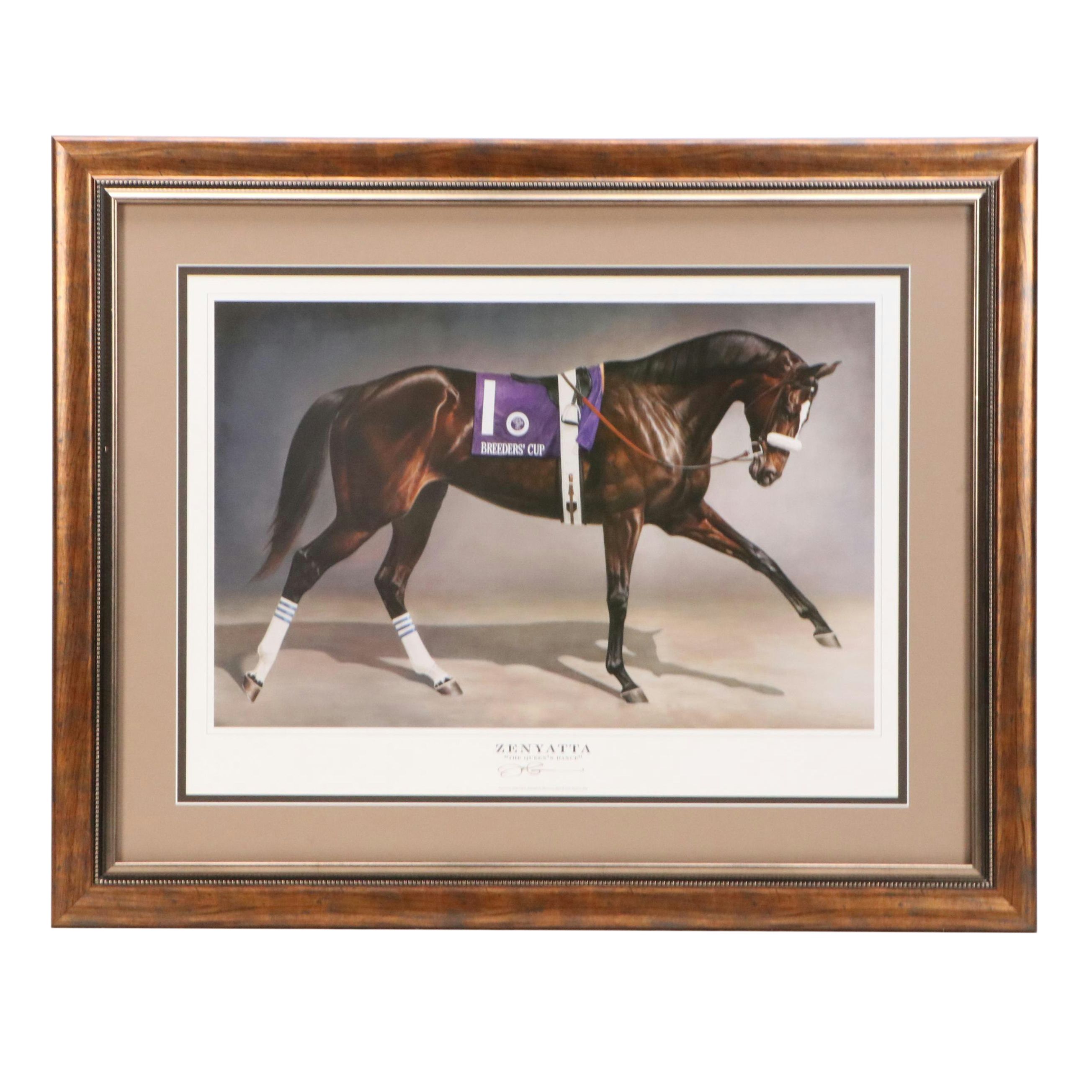 Offset Lithograph After Jamie Corum "Zenyatta," 2011