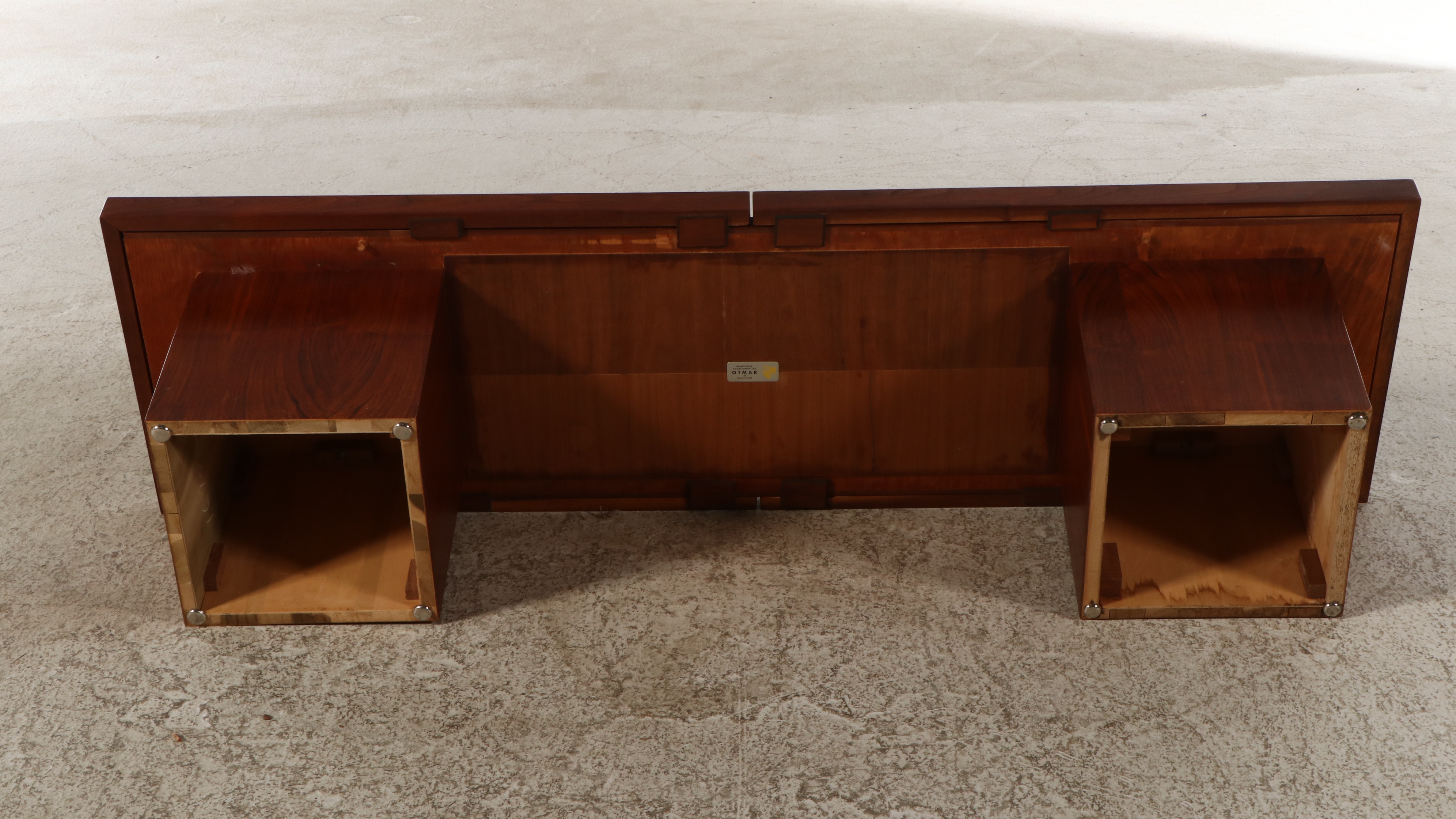 Otmar Mid Century Modern Walnut Coffee Table