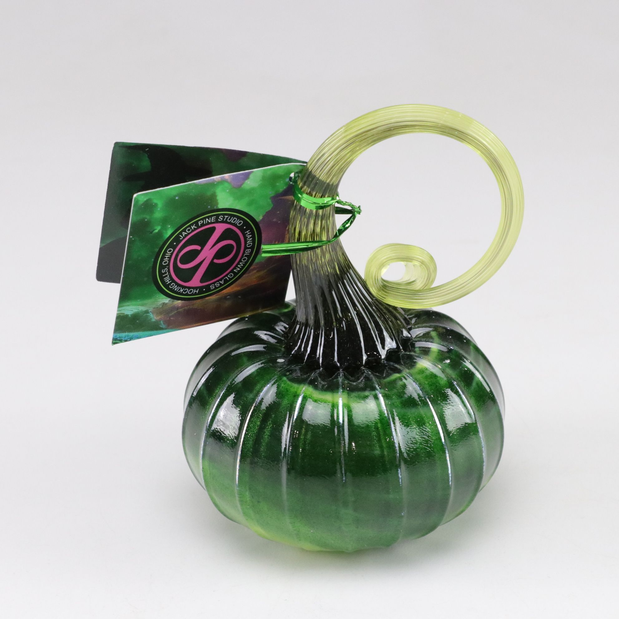 Jack Pine Studio Hand-Blown Glass 2025 Pumpkin of  the Year