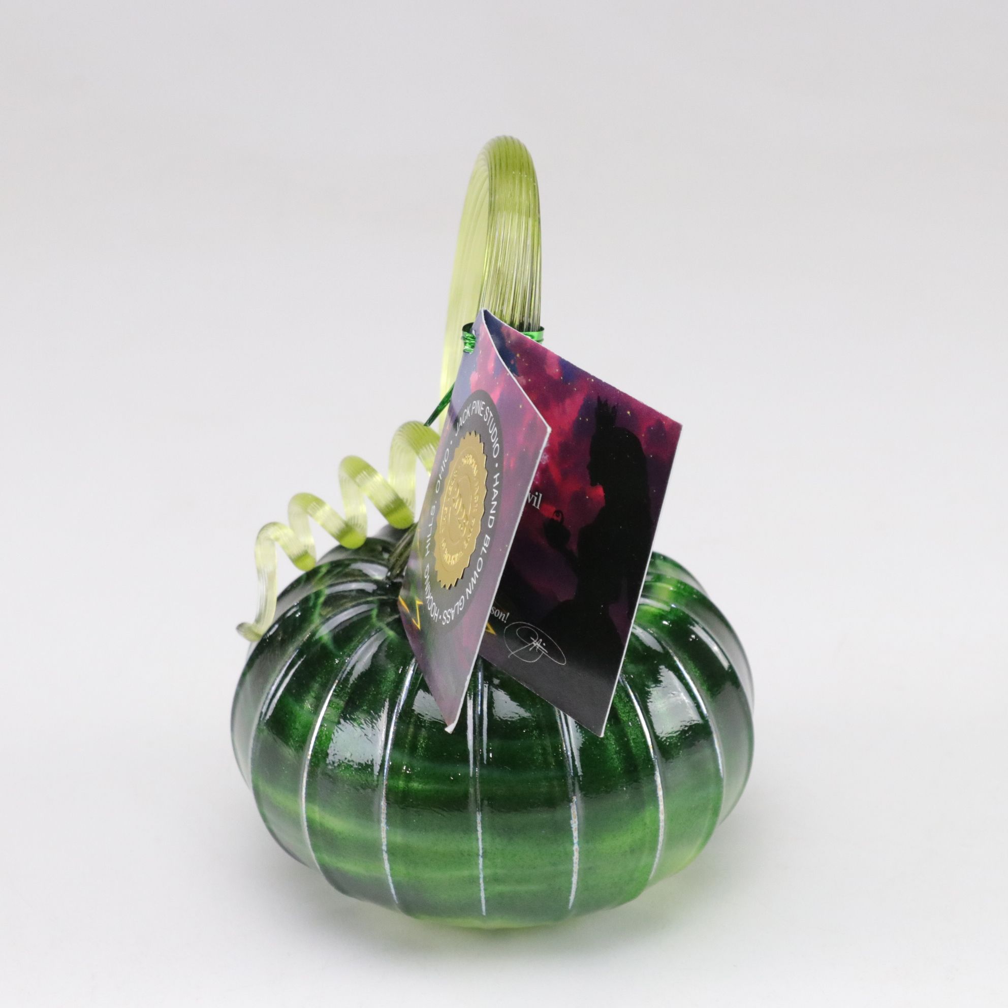 Jack Pine Studio Hand-Blown Glass 2025 Pumpkin of  the Year