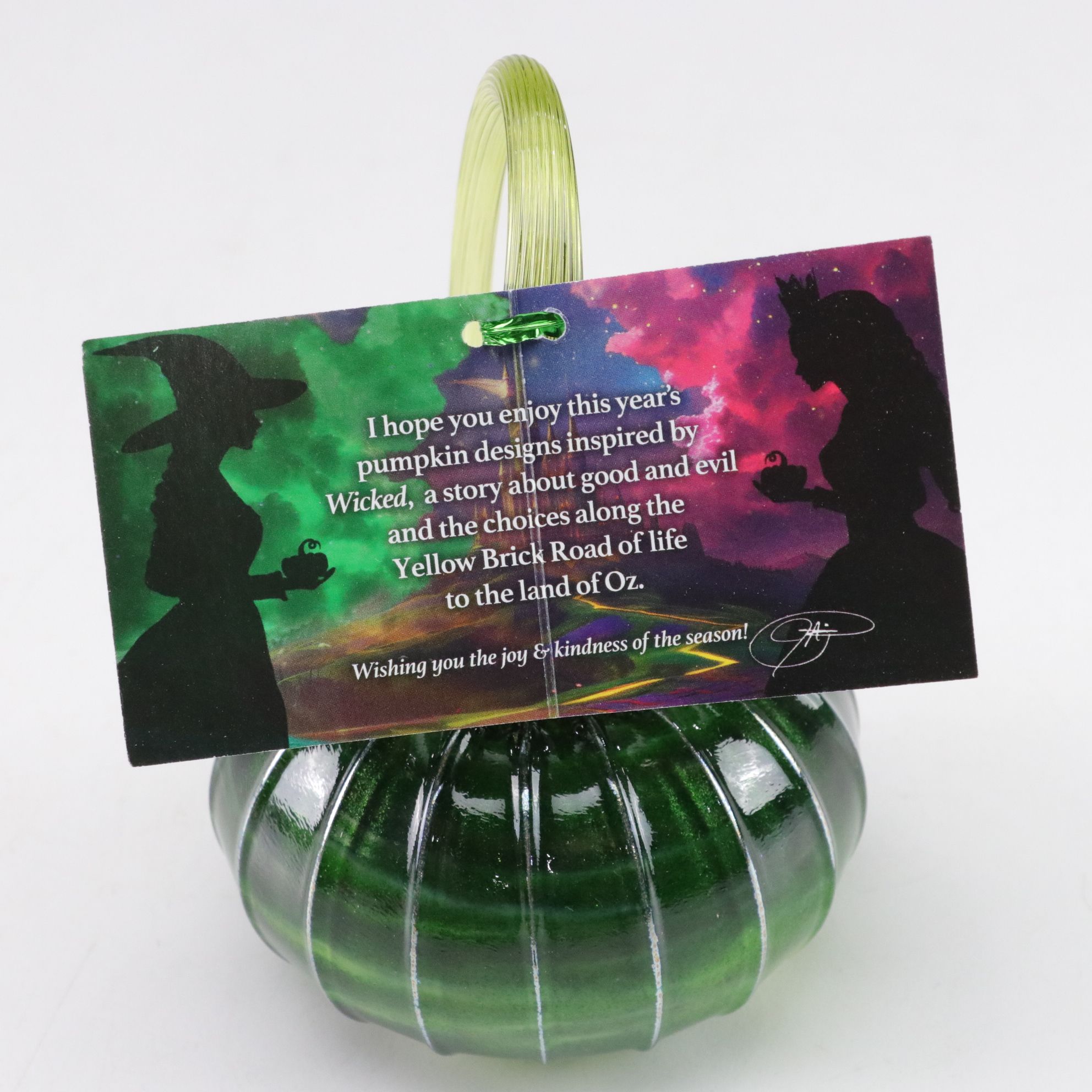 Jack Pine Studio Hand-Blown Glass 2025 Pumpkin of  the Year