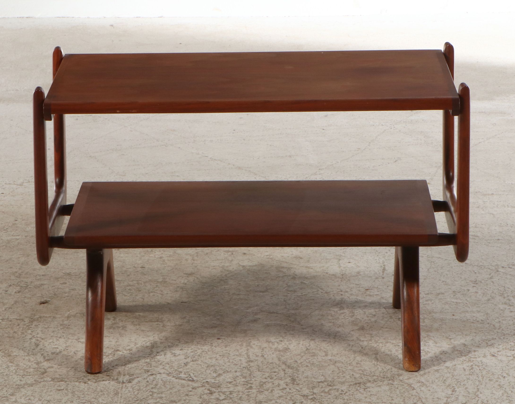 Otmar Mid Century Modern Walnut End Table